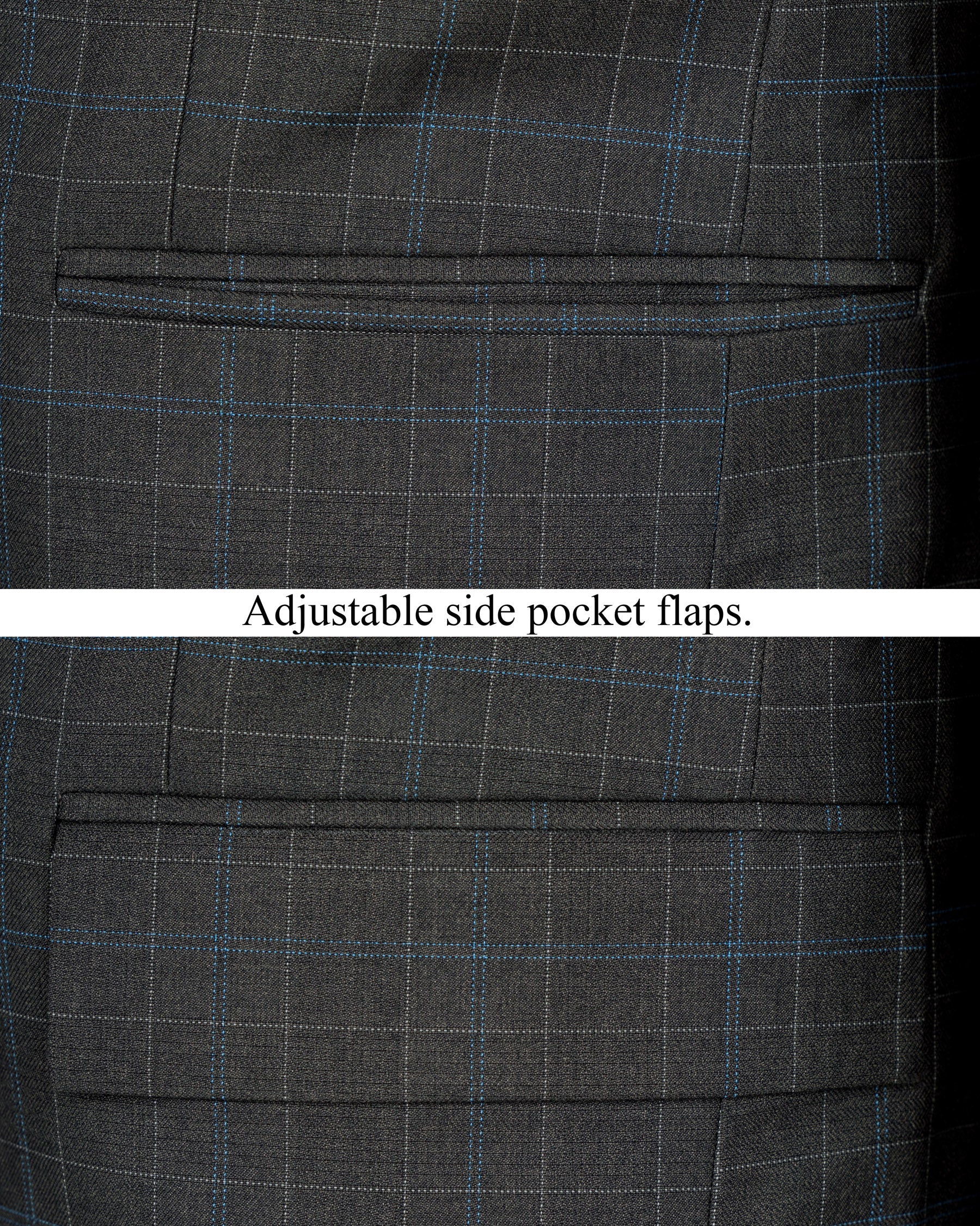 Cape Cod Gray Super fine Checkered Double Breasted Wool Rich Blazer BL1603-DB-2B-36, BL1603-DB-2B-38, BL1603-DB-2B-40, BL1603-DB-2B-42, BL1603-DB-2B-44, BL1603-DB-2B-46, BL1603-DB-2B-48, BL1603-DB-2B-50, BL1603-DB-2B-52, BL1603-DB-2B-54, BL1603-DB-2B-56, BL1603-DB-2B-58, BL1603-DB-2B-60