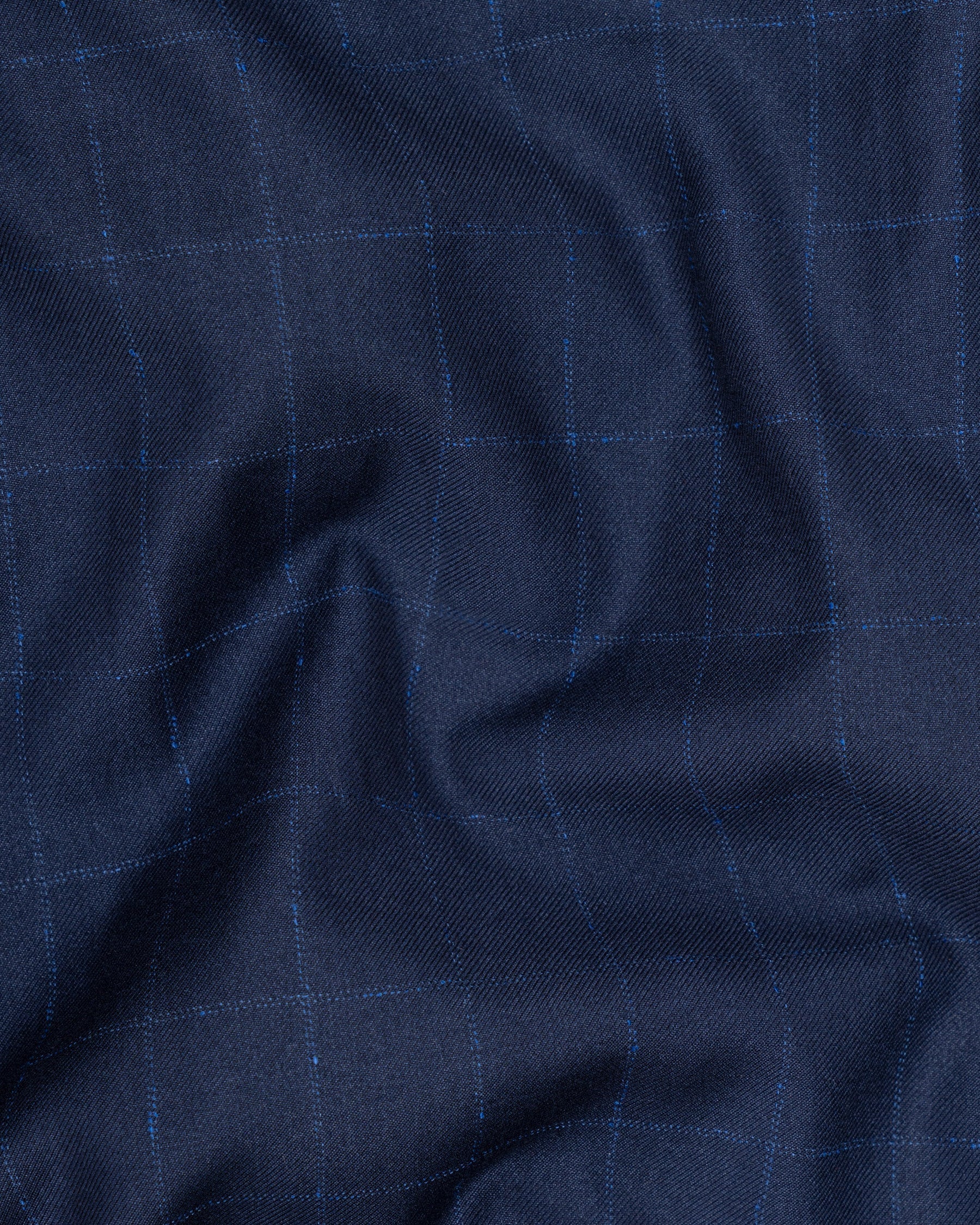 Big Stone Blue Super fine Subtle Checkered Wool Rich Blazer BL1606-SB-36, BL1606-SB-38, BL1606-SB-40, BL1606-SB-42, BL1606-SB-44, BL1606-SB-46, BL1606-SB-48, BL1606-SB-50, BL1606-SB-52, BL1606-SB-54, BL1606-SB-56, BL1606-SB-58, BL1606-SB-60