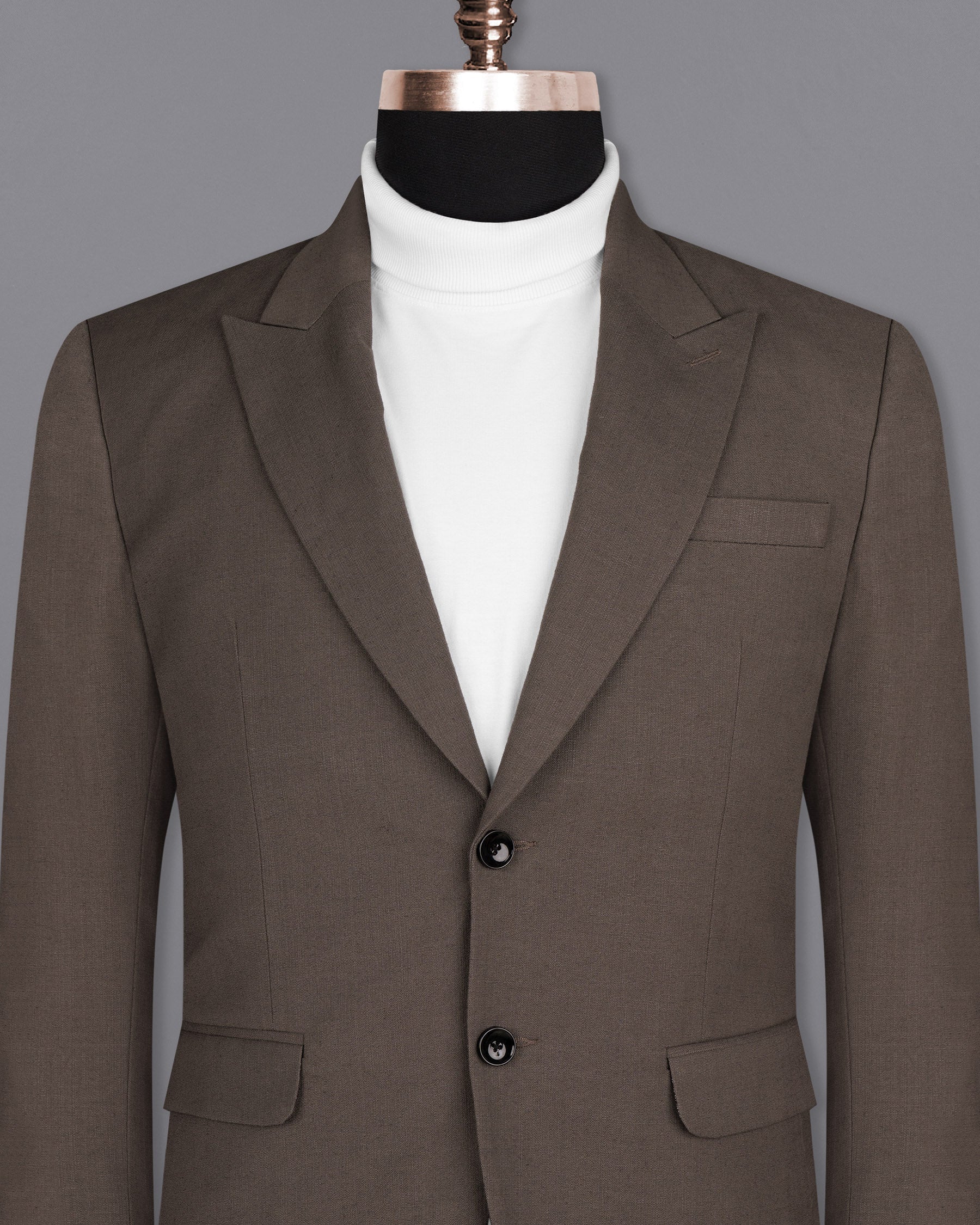 Emperor Brown Premium Cotton Blazer BL1617-SBP-36, BL1617-SBP-38, BL1617-SBP-40, BL1617-SBP-42, BL1617-SBP-44, BL1617-SBP-46, BL1617-SBP-48, BL1617-SBP-50, BL1617-SBP-52, BL1617-SBP-54, BL1617-SBP-56, BL1617-SBP-58, BL1617-SBP-60