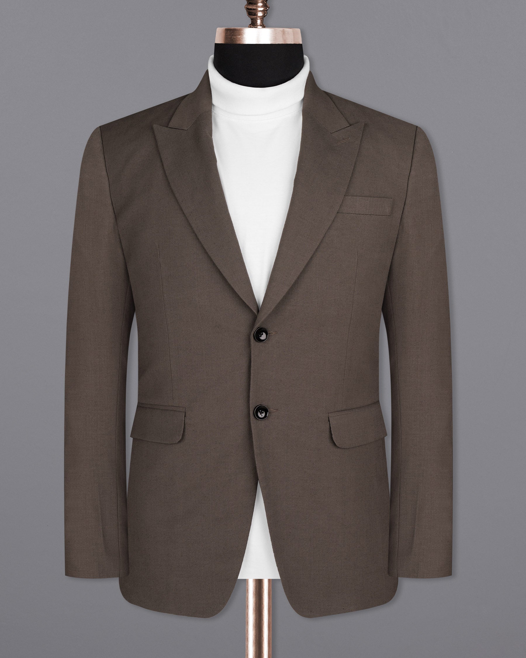 Emperor Brown Premium Cotton Blazer BL1617-SBP-36, BL1617-SBP-38, BL1617-SBP-40, BL1617-SBP-42, BL1617-SBP-44, BL1617-SBP-46, BL1617-SBP-48, BL1617-SBP-50, BL1617-SBP-52, BL1617-SBP-54, BL1617-SBP-56, BL1617-SBP-58, BL1617-SBP-60