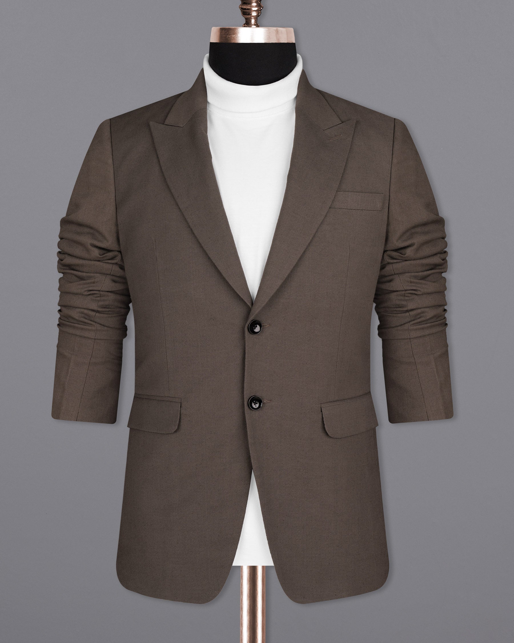 Emperor Brown Premium Cotton Blazer BL1617-SBP-36, BL1617-SBP-38, BL1617-SBP-40, BL1617-SBP-42, BL1617-SBP-44, BL1617-SBP-46, BL1617-SBP-48, BL1617-SBP-50, BL1617-SBP-52, BL1617-SBP-54, BL1617-SBP-56, BL1617-SBP-58, BL1617-SBP-60