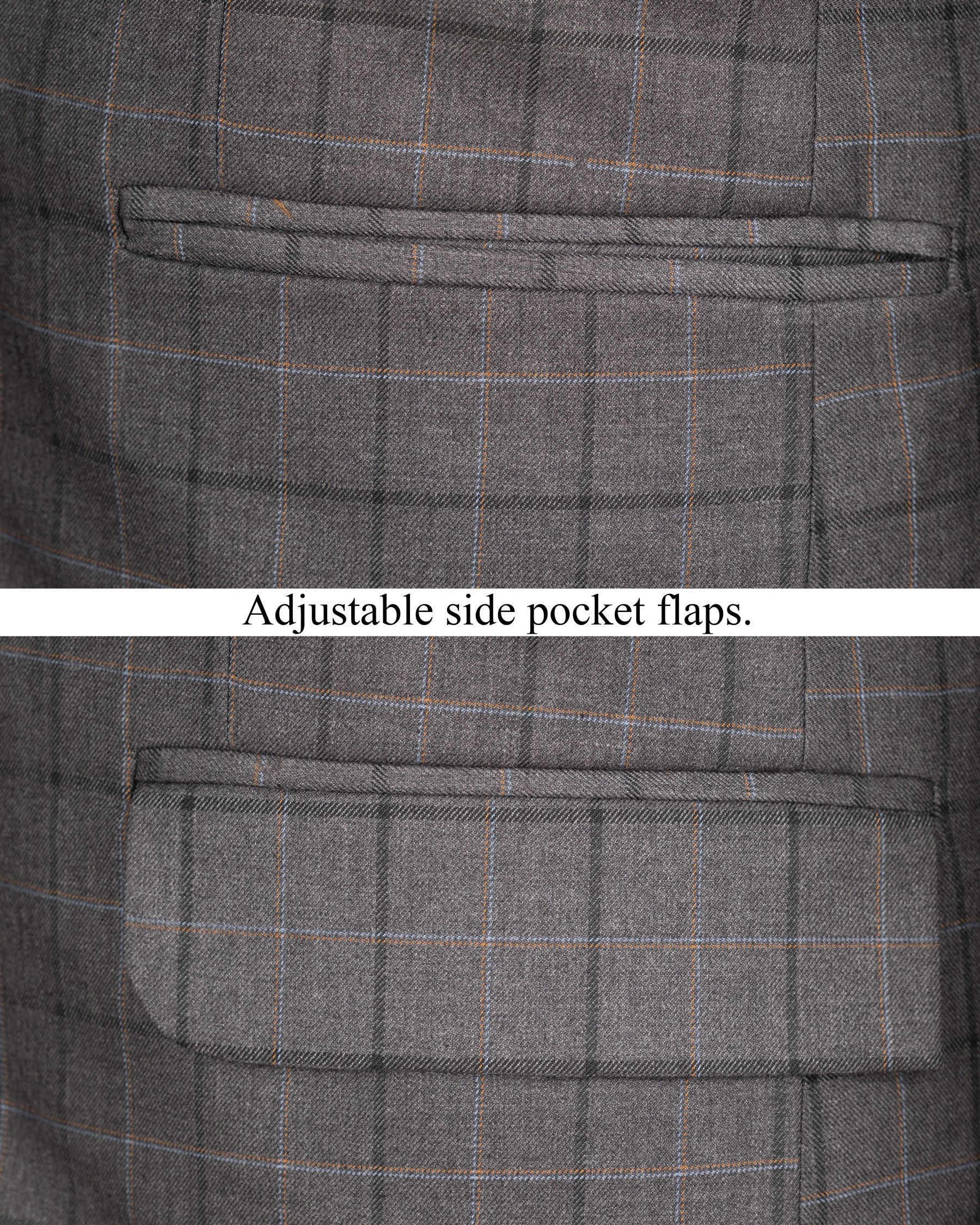 Scorpion Grey Super fine Plaid Woolrich Blazer BL1632-SB-36, BL1632-SB-38, BL1632-SB-40, BL1632-SB-42, BL1632-SB-44, BL1632-SB-46, BL1632-SB-48, BL1632-SB-50, BL1632-SB-52, BL1632-SB-54, BL1632-SB-56, BL1632-SB-58, BL1632-SB-60