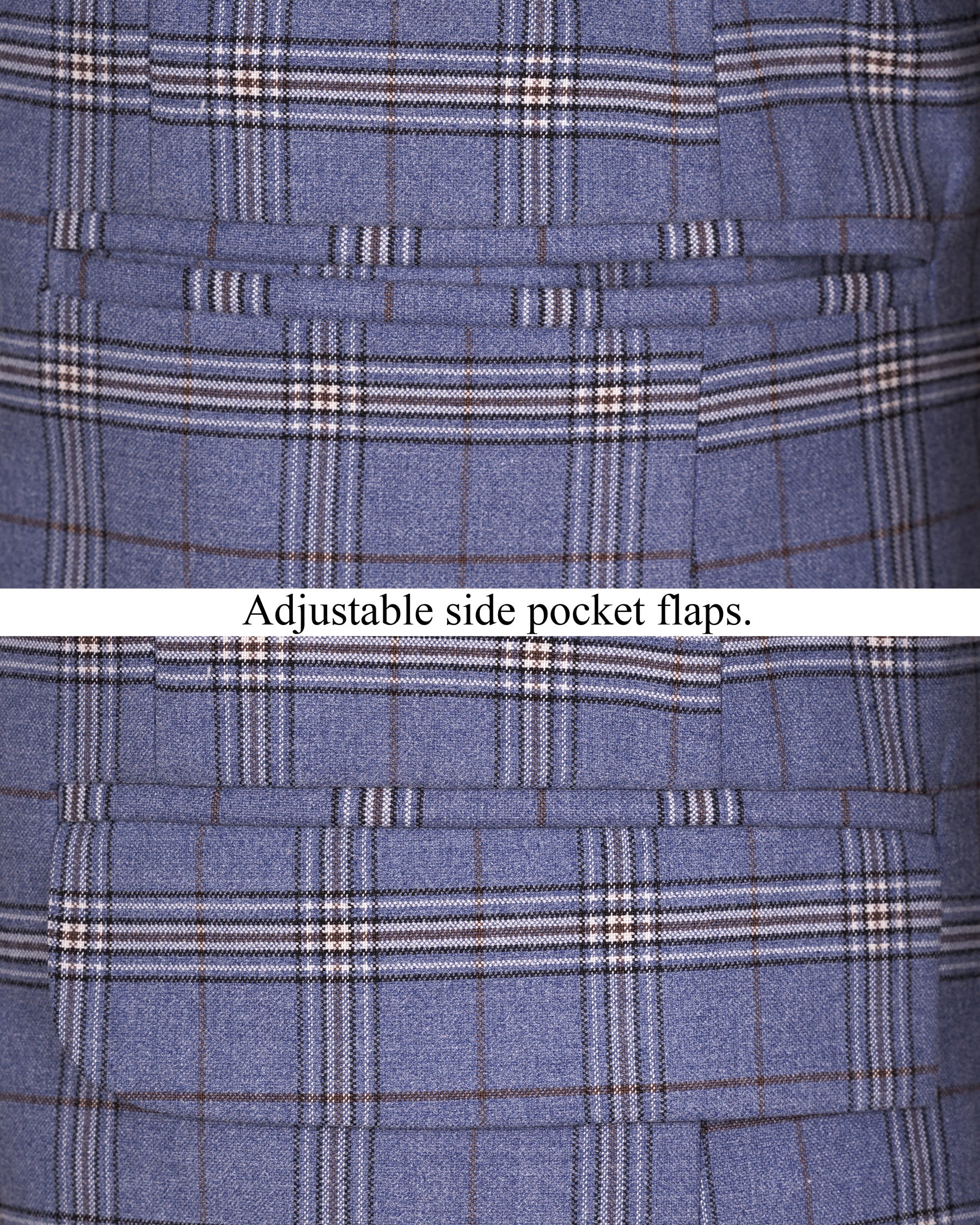 Logan Blue Super fine Plaid Woolrich Blazer BL1633-SB-36, BL1633-SB-38, BL1633-SB-40, BL1633-SB-42, BL1633-SB-44, BL1633-SB-46, BL1633-SB-48, BL1633-SB-50, BL1633-SB-52, BL1633-SB-54, BL1633-SB-56, BL1633-SB-58, BL1633-SB-60