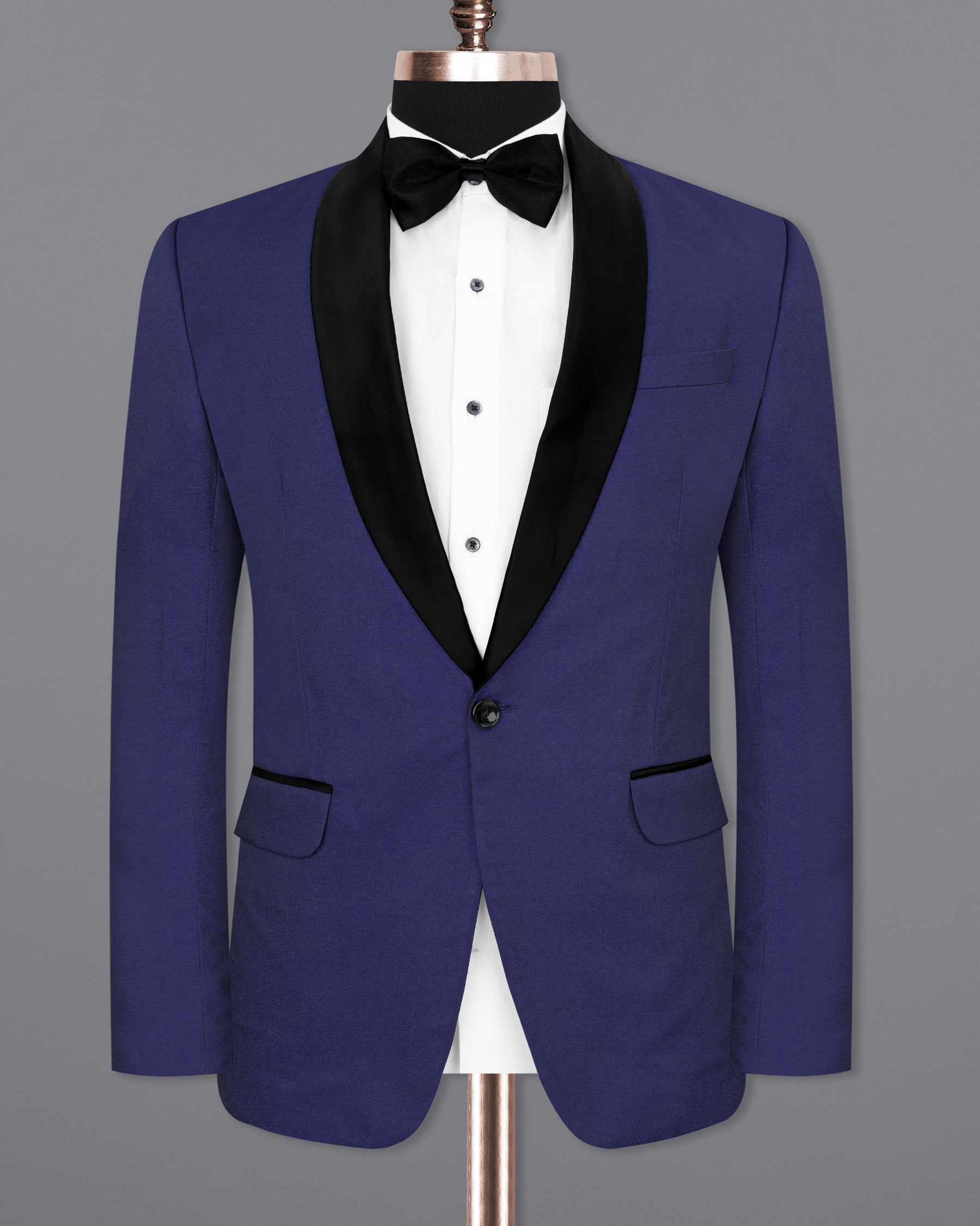 Jacarta Blue Designer Tuxedo Blazer BL1681-BKL-36, BL1681-BKL-38, BL1681-BKL-40, BL1681-BKL-42, BL1681-BKL-44, BL1681-BKL-46, BL1681-BKL-48, BL1681-BKL-50, BL1681-BKL-52, BL1681-BKL-54, BL1681-BKL-56, BL1681-BKL-58, BL1681-BKL-60