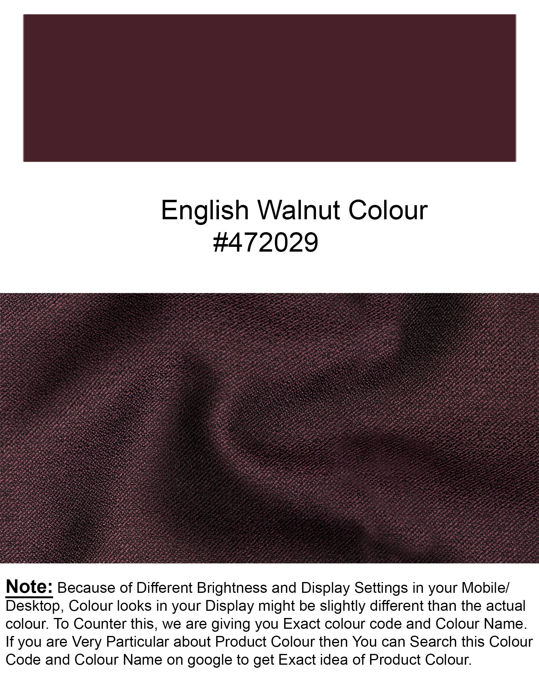 English Walnut Cross Buttoned Bandhgala Blazer BL1745-CBG-36,BL1745-CBG-38,BL1745-CBG-40,BL1745-CBG-42,BL1745-CBG-44,BL1745-CBG-46,BL1745-CBG-48,BL1745-CBG-50,BL1745-CBG-52,BL1745-CBG-54,BL1745-CBG-56,BL1745-CBG-58,BL1745-CBG-60