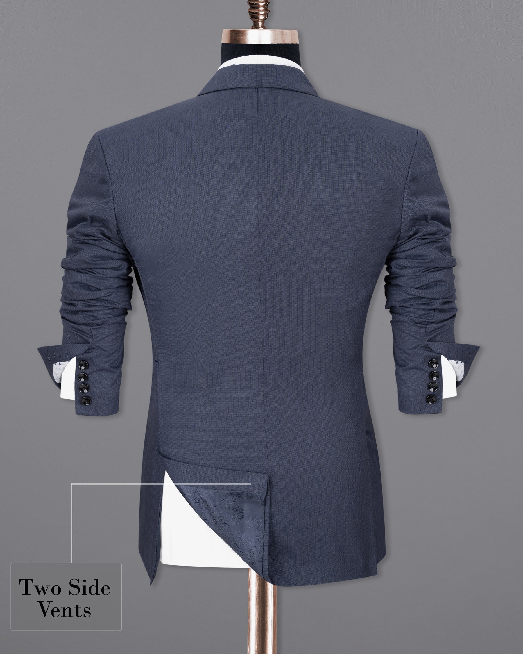 Tuna Blue Premium Cotton Designer Sports Blazer