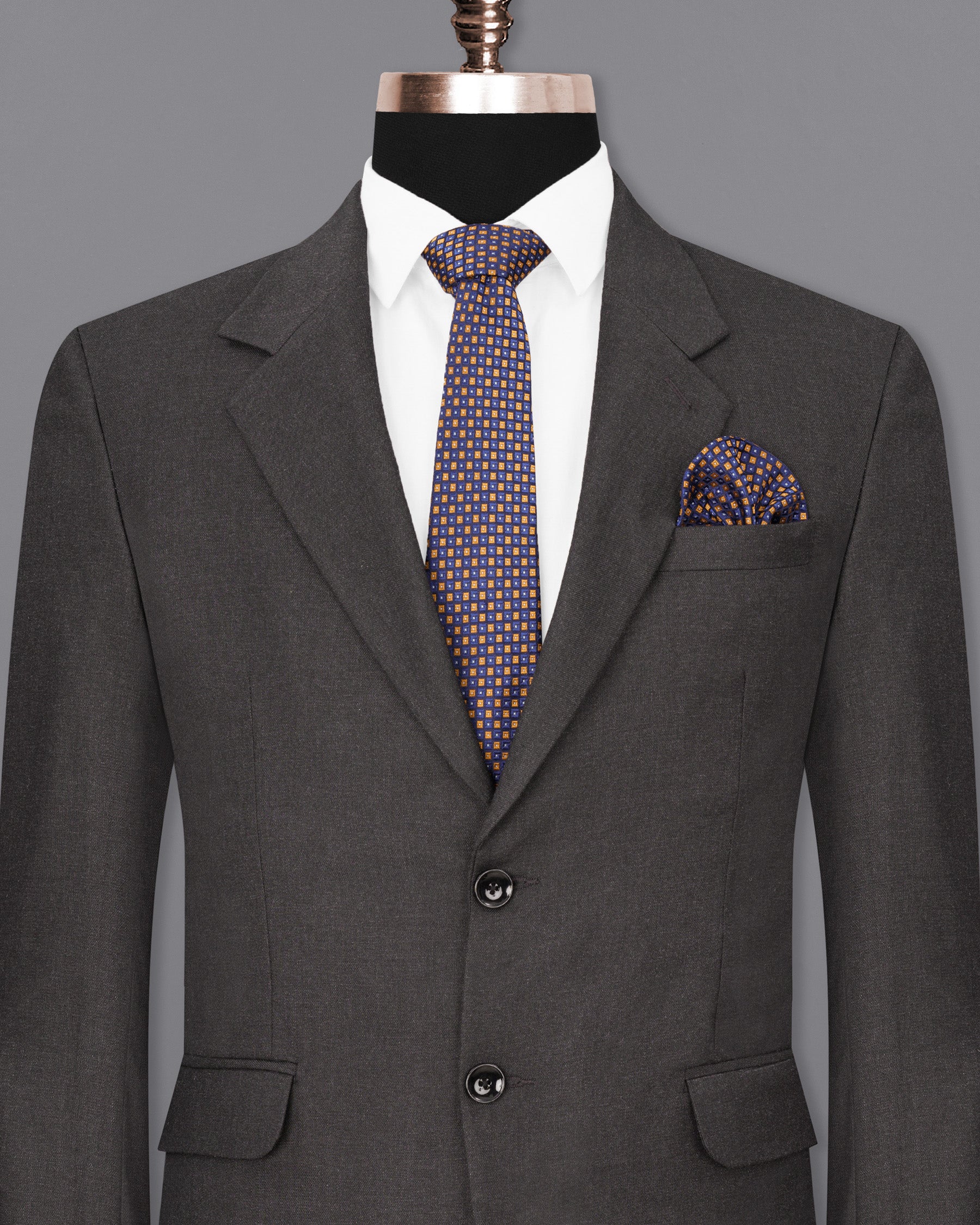 Tuatara Grey Single Breasted Blazer BL1831-SB-36, BL1831-SB-38, BL1831-SB-40, BL1831-SB-42, BL1831-SB-44, BL1831-SB-46, BL1831-SB-48, BL1831-SB-50, BL1831-SB-52, BL1831-SB-54, BL1831-SB-56, BL1831-SB-58, BL1831-SB-60