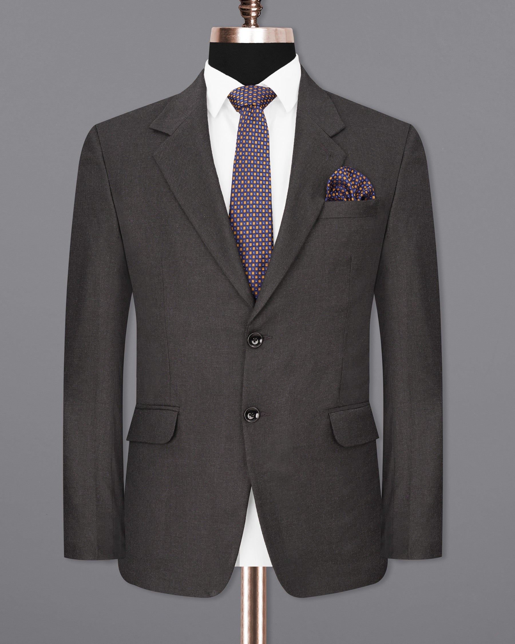 Tuatara Grey Single Breasted Blazer BL1831-SB-36, BL1831-SB-38, BL1831-SB-40, BL1831-SB-42, BL1831-SB-44, BL1831-SB-46, BL1831-SB-48, BL1831-SB-50, BL1831-SB-52, BL1831-SB-54, BL1831-SB-56, BL1831-SB-58, BL1831-SB-60