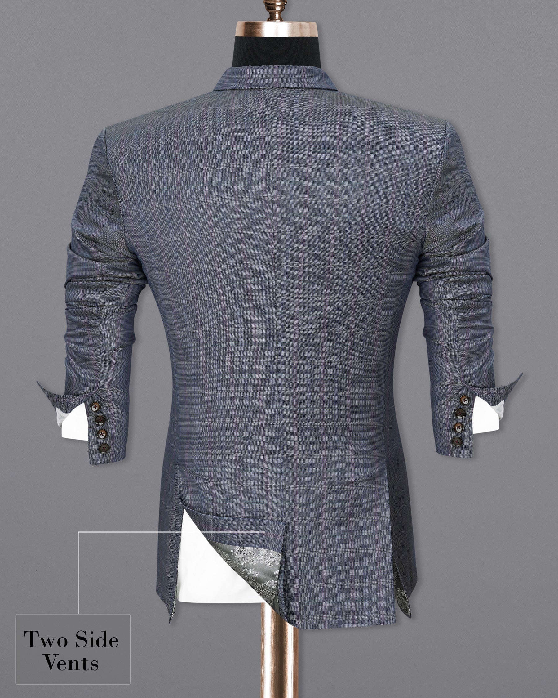 Storm Dust Plaid Double Breasted Sports Blazer BL1889-DB-PP-36,BL1889-DB-PP-38,BL1889-DB-PP-40,BL1889-DB-PP-42,BL1889-DB-PP-44,BL1889-DB-PP-46,BL1889-DB-PP-48,BL1889-DB-PP-50,BL1889-DB-PP-52,BL1889-DB-PP-54,BL1889-DB-PP-56,BL1889-DB-PP-58,BL1889-DB-PP-60