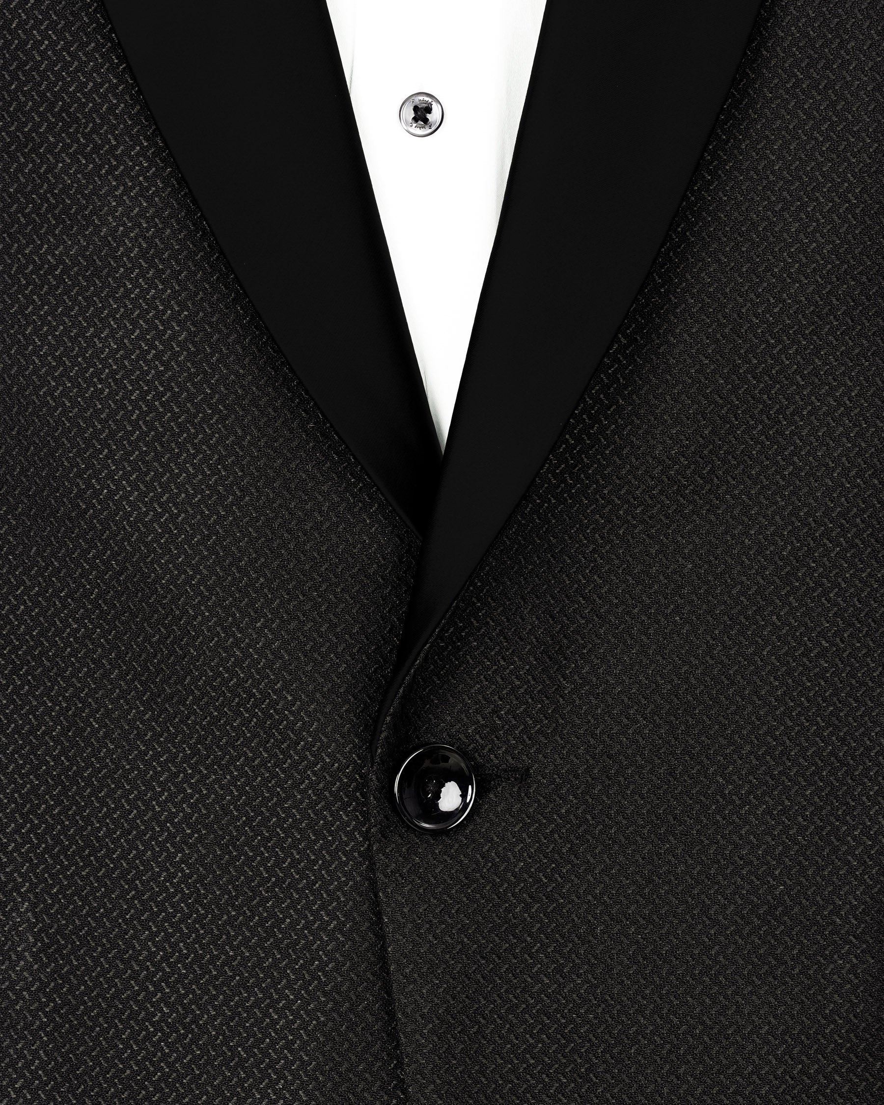 Thunder Black  Tuxedo Blazer