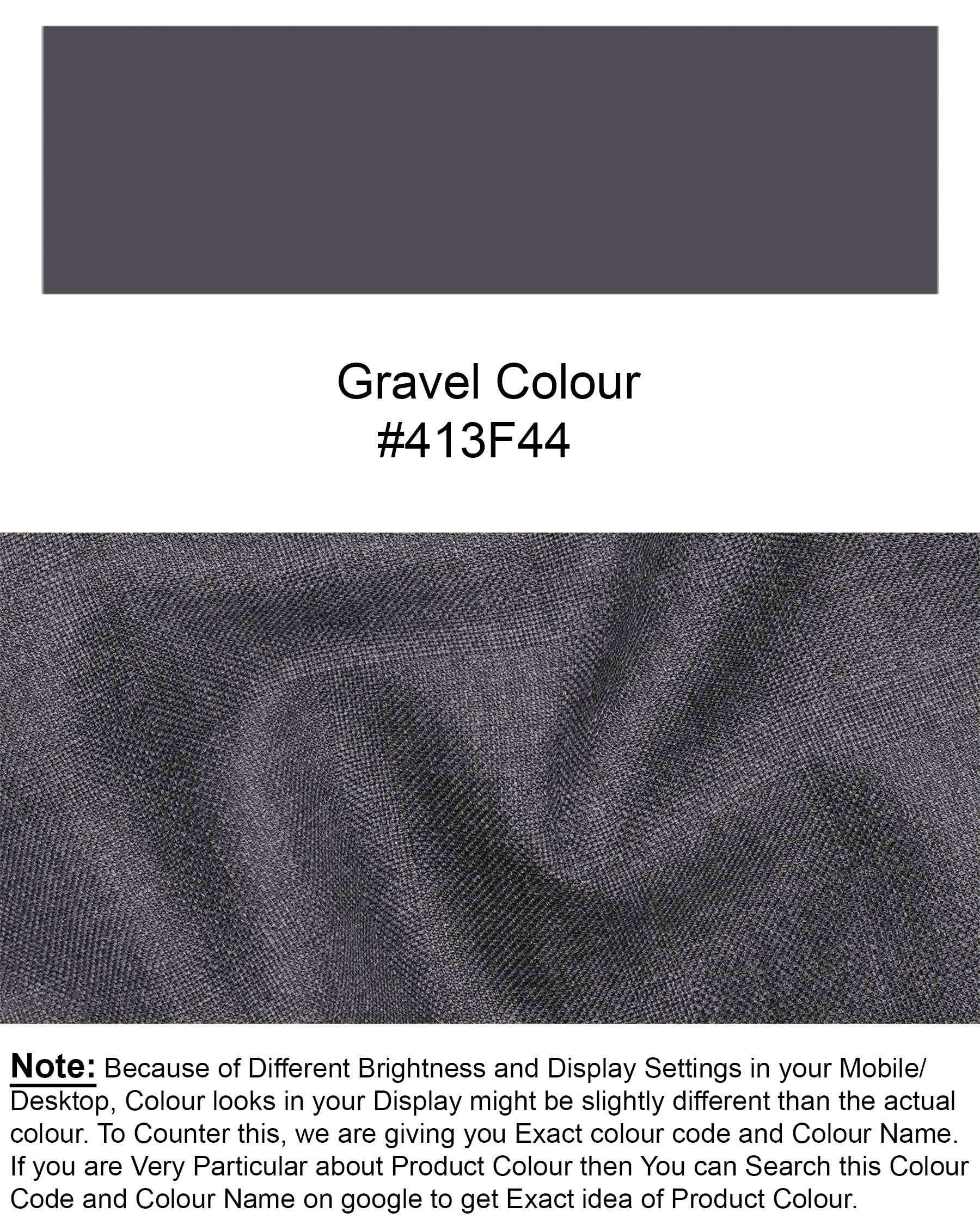 Gravel Gray Single Breasted Blazer BL1917-SB-36,BL1917-SB-38,BL1917-SB-40,BL1917-SB-42,BL1917-SB-44,BL1917-SB-46,BL1917-SB-48,BL1917-SB-50,BL1917-SB-52,BL1917-SB-54,BL1917-SB-56,BL1917-SB-58,BL1917-SB-60