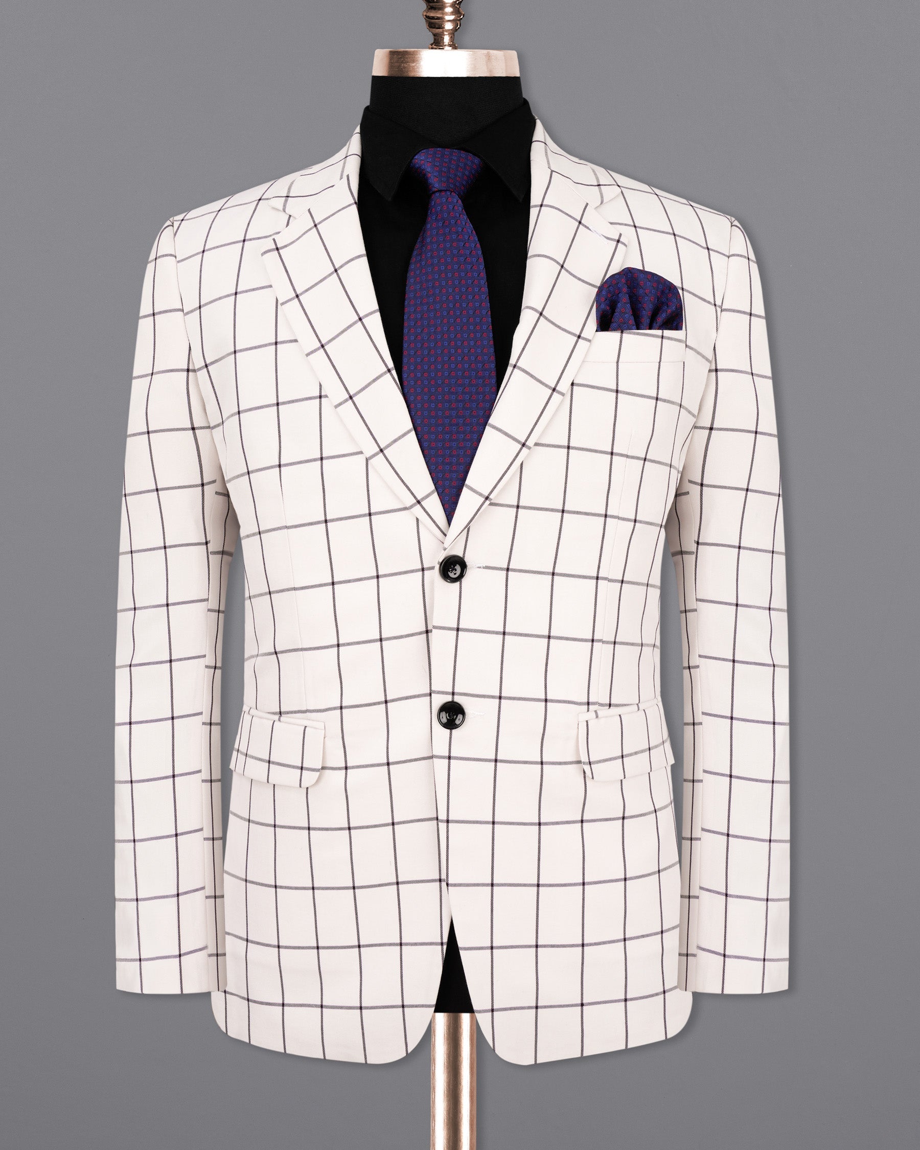 Mercury Windowpane Single Breasted Blazer BL1921-SB-36,BL1921-SB-38,BL1921-SB-40,BL1921-SB-42,BL1921-SB-44,BL1921-SB-46,BL1921-SB-48,BL1921-SB-50,BL1921-SB-52,BL1921-SB-54,BL1921-SB-56,BL1921-SB-58,BL1921-SB-60