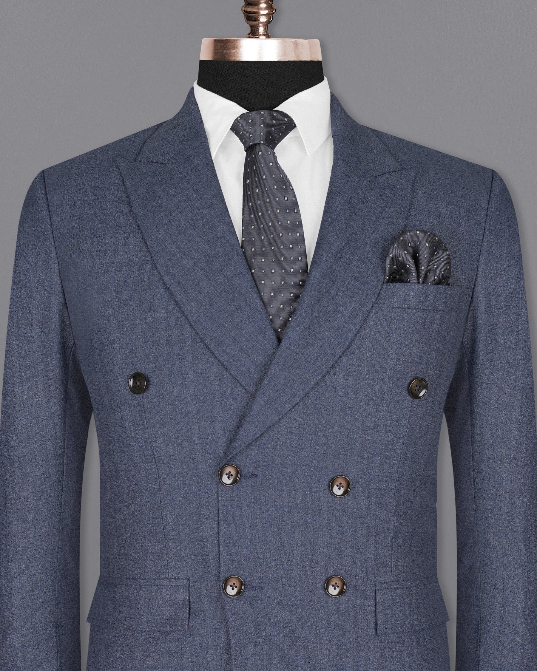 Limed Spruce Blue Double Breasted Blazer BL1930-DB-36,BL1930-DB-38,BL1930-DB-40,BL1930-DB-42,BL1930-DB-44,BL1930-DB-46,BL1930-DB-48,BL1930-DB-50,BL1930-DB-52,BL1930-DB-54,BL1930-DB-56,BL1930-DB-58,BL1930-DB-60