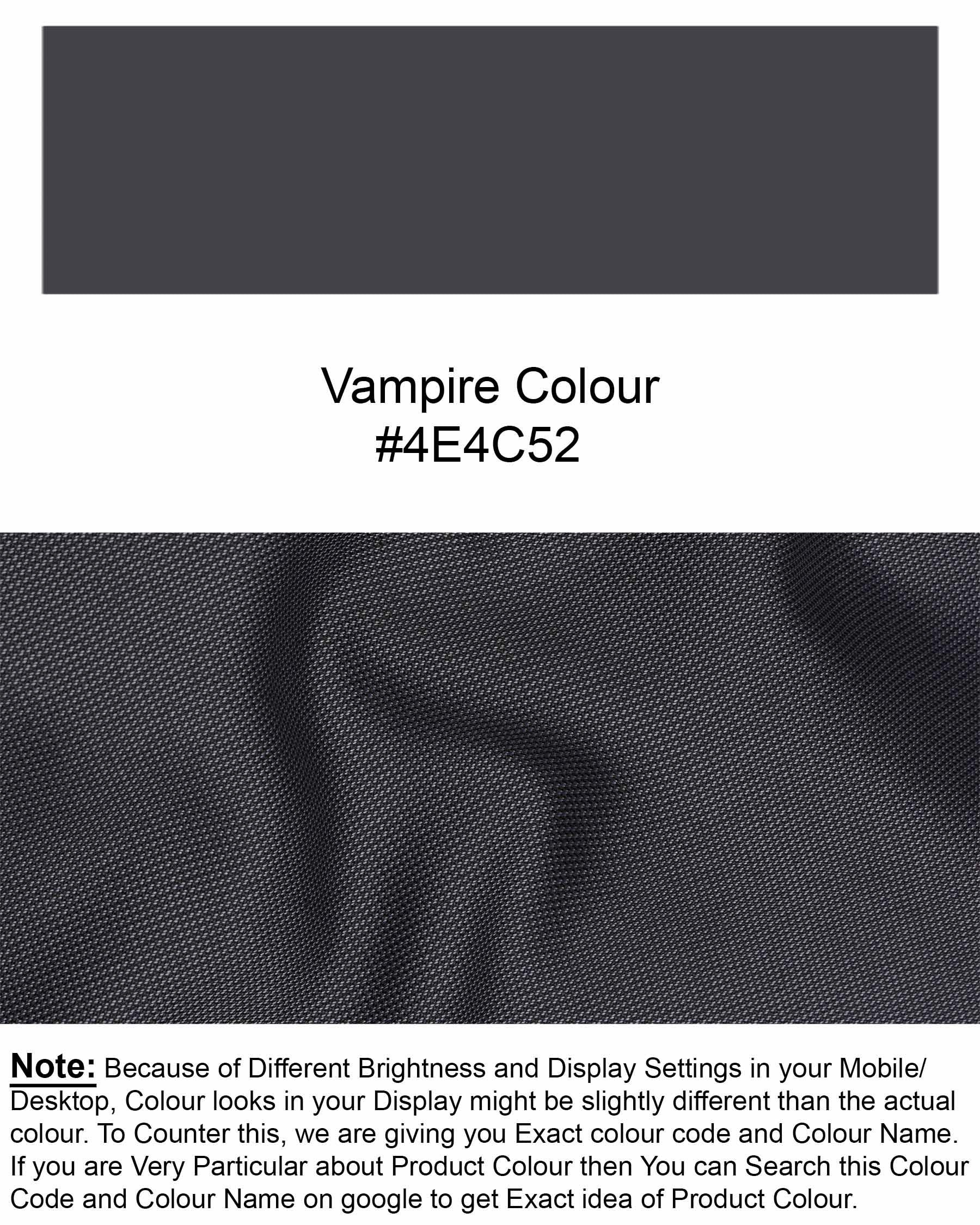 Vampire Gray Single Breasted Blazer BL1933-SB-36,BL1933-SB-38,BL1933-SB-40,BL1933-SB-42,BL1933-SB-44,BL1933-SB-46,BL1933-SB-48,BL1933-SB-50,BL1933-SB-52,BL1933-SB-54,BL1933-SB-56,BL1933-SB-58,BL1933-SB-60