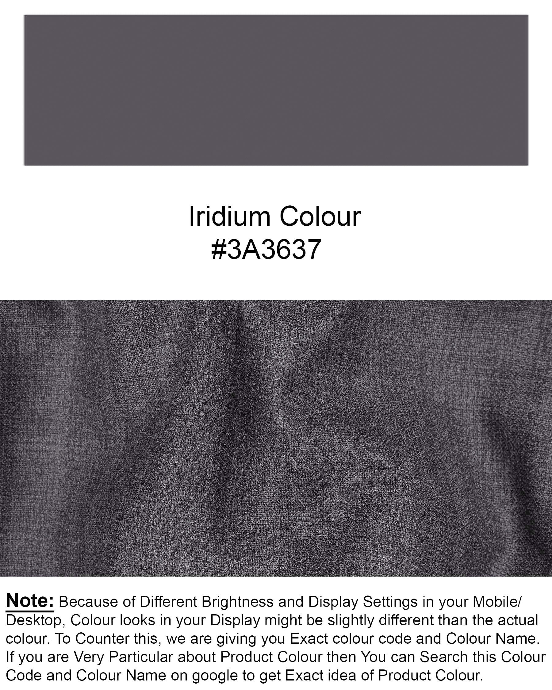 Iridium Gray Double-Breasted Blazer BL1940-DB-36,BL1940-DB-38,BL1940-DB-40,BL1940-DB-42,BL1940-DB-44,BL1940-DB-46,BL1940-DB-48,BL1940-DB-50,BL1940-DB-52,BL1940-DB-54,BL1940-DB-56,BL1940-DB-58,BL1940-DB-60