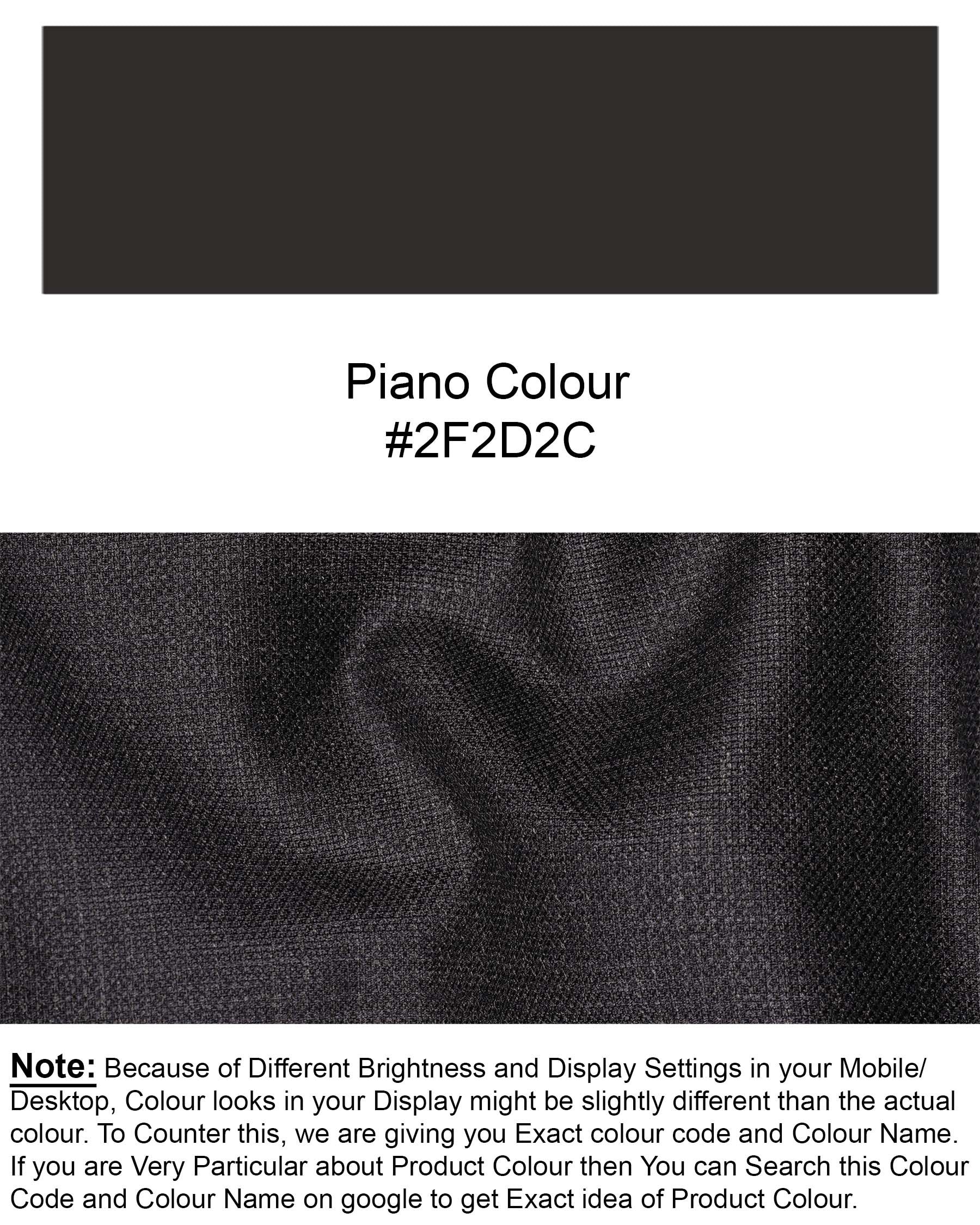 Piano Gray Cross Buttoned Bandhgala Blazer BL1956-CBG2-36, BL1956-CBG2-38, BL1956-CBG2-40, BL1956-CBG2-42, BL1956-CBG2-44, BL1956-CBG2-46, BL1956-CBG2-48, BL1956-CBG2-50, BL1956-CBG2-52, BL1956-CBG2-54, BL1956-CBG2-56, BL1956-CBG2-58, BL1956-CBG2-60