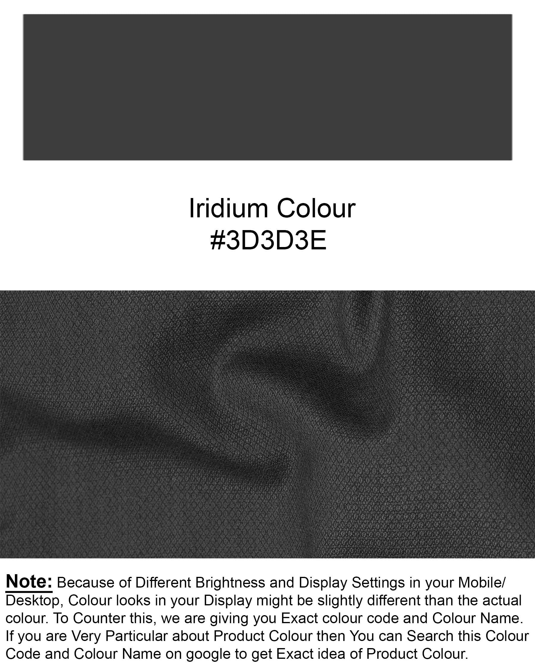 Iridium Gray Double Breasted Blazer BL1964-DB-36, BL1964-DB-38, BL1964-DB-40, BL1964-DB-42, BL1964-DB-44, BL1964-DB-46, BL1964-DB-48, BL1964-DB-50, BL1964-DB-52, BL1964-DB-54, BL1964-DB-56, BL1964-DB-58, BL1964-DB-60