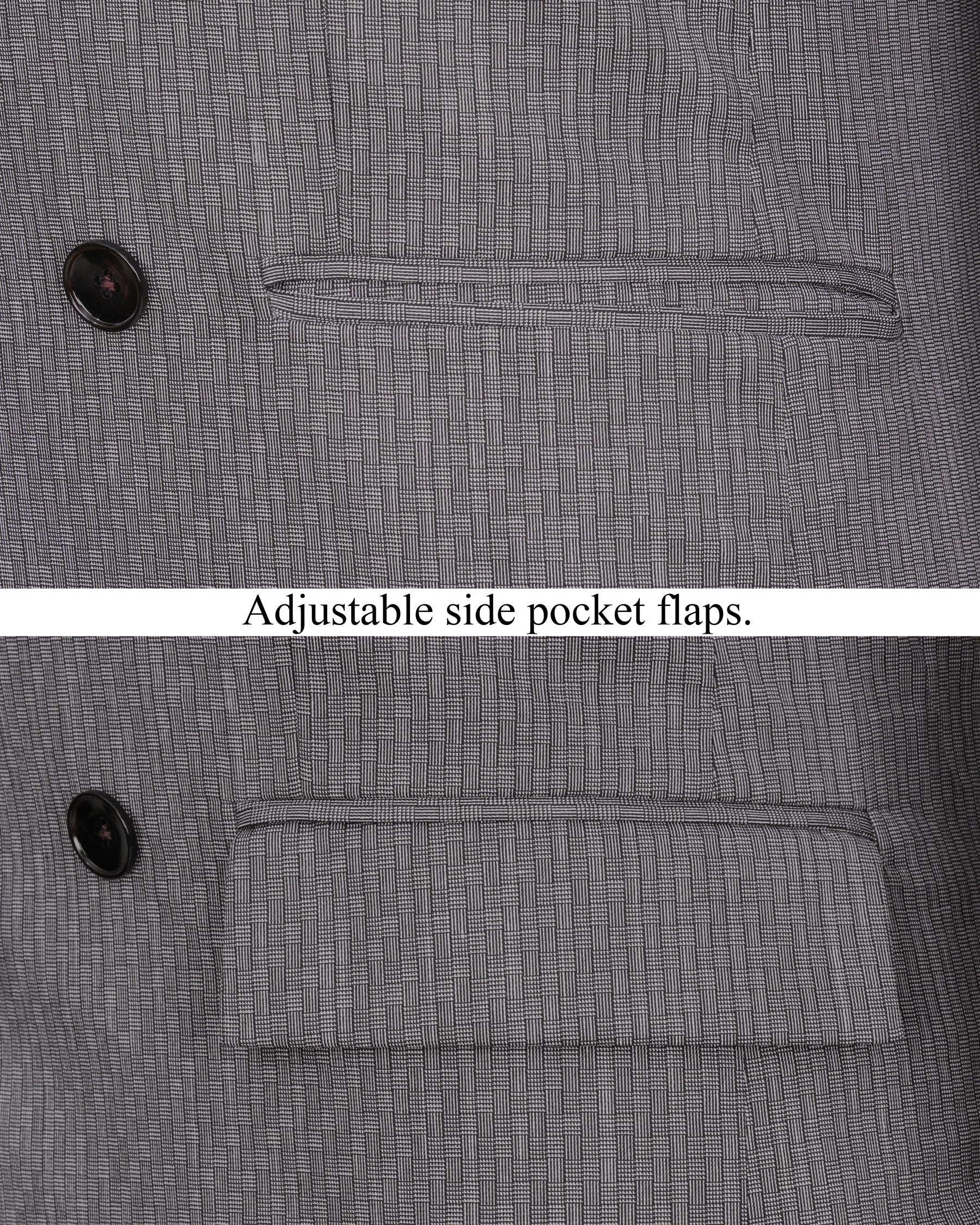 Mobster Gray Double Breasted Blazer BL2002-DB-36, BL2002-DB-38, BL2002-DB-40, BL2002-DB-42, BL2002-DB-44, BL2002-DB-46, BL2002-DB-48, BL2002-DB-50, BL2002-DB-52, BL2002-DB-54, BL2002-DB-56, BL2002-DB-58, BL2002-DB-60