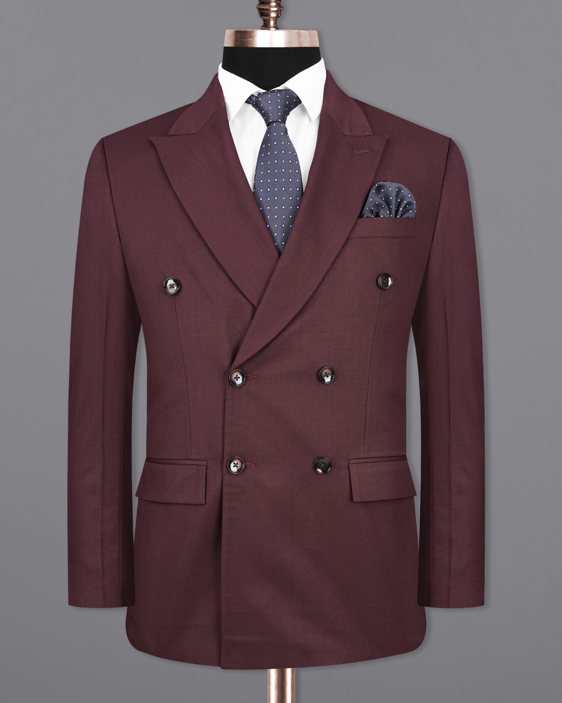 Matterhorn Maroon Double Breasted Blazer BL2029-DB-36, BL2029-DB-38, BL2029-DB-40, BL2029-DB-42, BL2029-DB-44, BL2029-DB-46, BL2029-DB-48, BL2029-DB-50, BL2029-DB-52, BL2029-DB-54, BL2029-DB-56, BL2029-DB-58, BL2029-DB-60