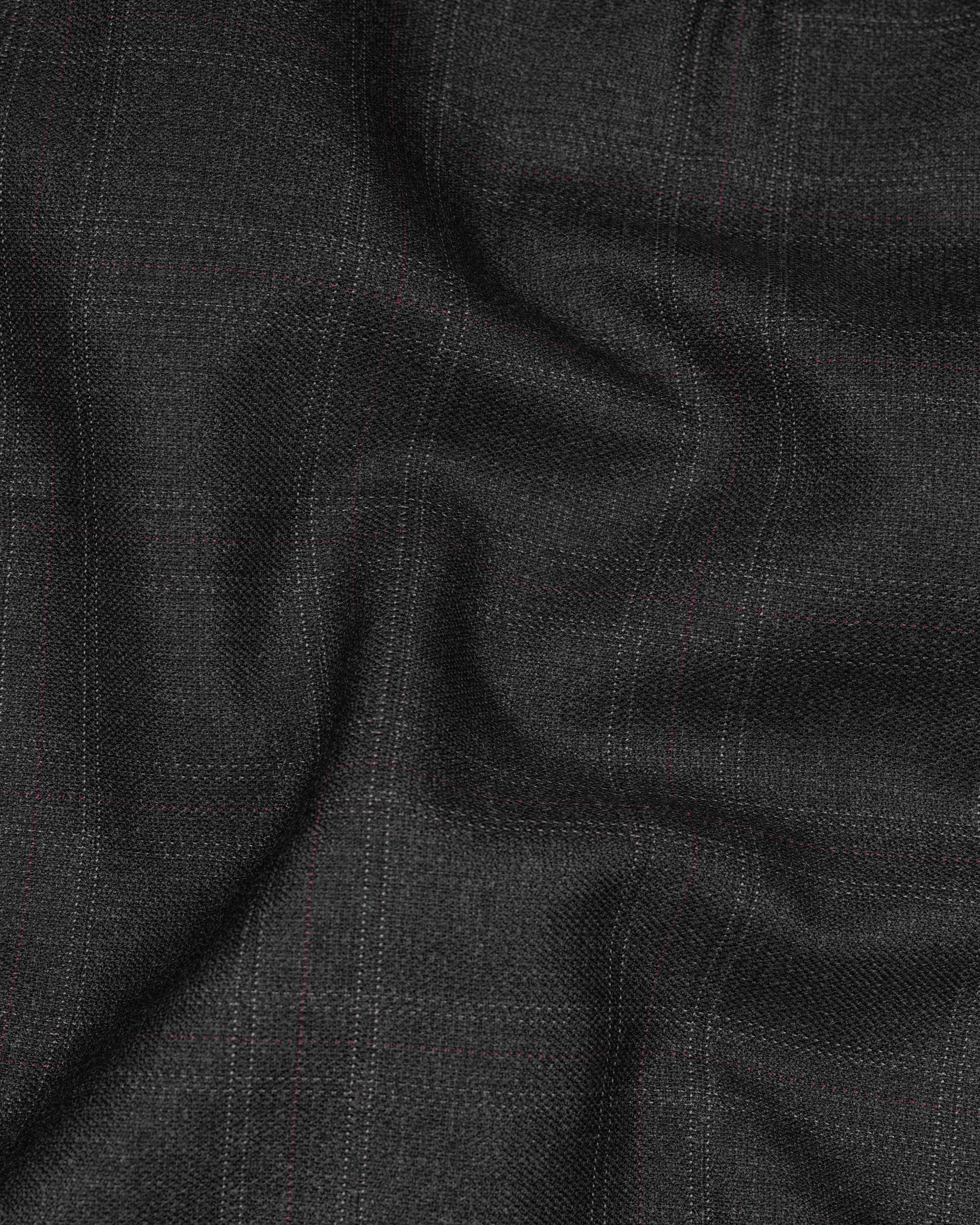 Nero Grey Subtle Plaid Single-Breasted Blazer BL2078-SB-36, BL2078-SB-38, BL2078-SB-40, BL2078-SB-42, BL2078-SB-44, BL2078-SB-46, BL2078-SB-48, BL2078-SB-50, BL2078-SB-52, BL2078-SB-54, BL2078-SB-56, BL2078-SB-58, BL2078-SB-60