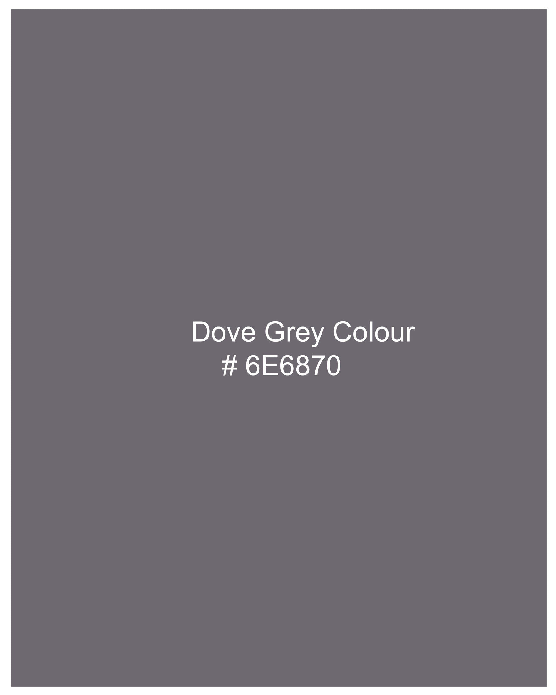 Dove Grey Wool Rich Single Breasted Blazer