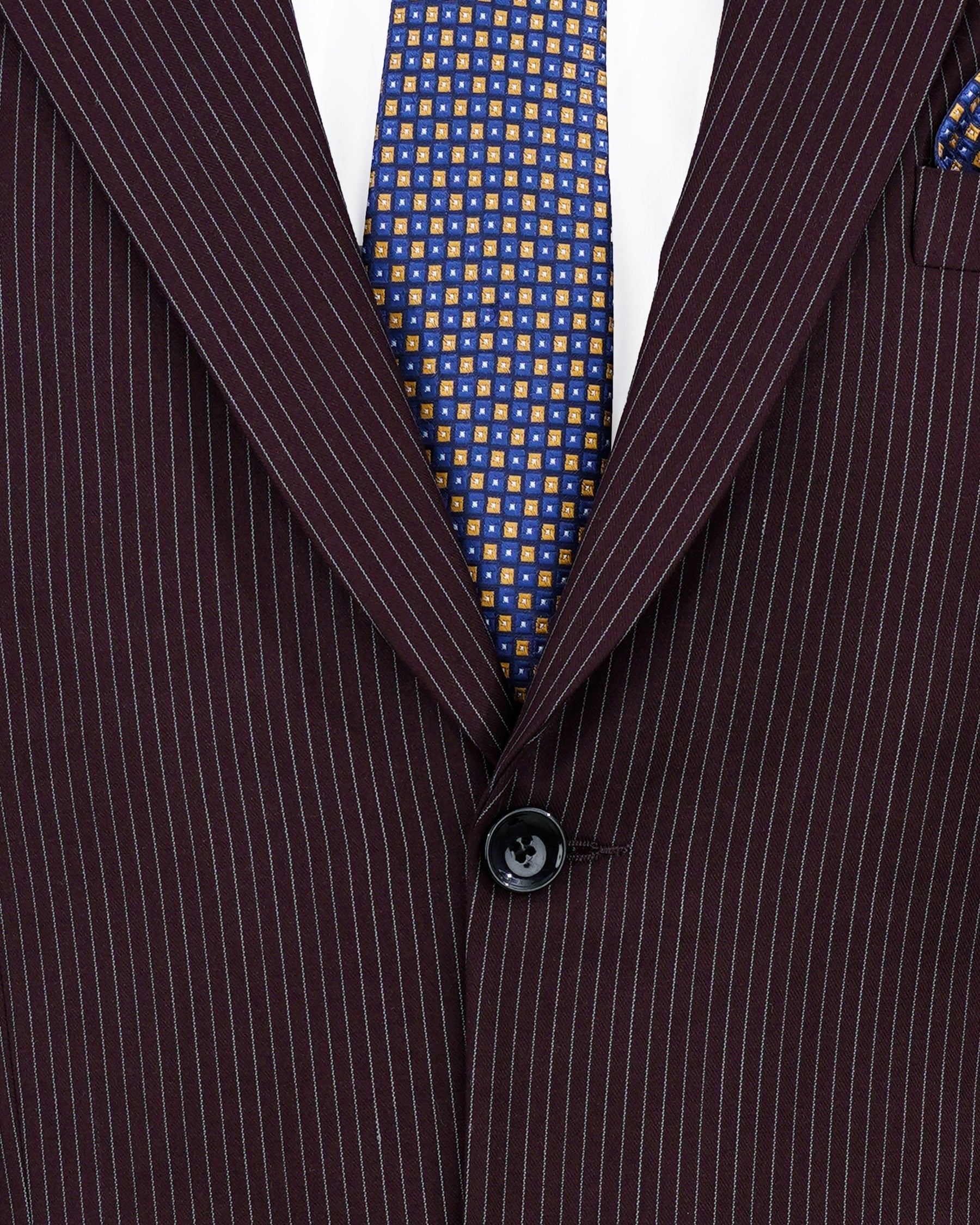 Eclipse Maroon with StarDust Gray Striped Single Breasted Blazer BL2148-SB-36, BL2148-SB-38, BL2148-SB-40, BL2148-SB-42, BL2148-SB-44, BL2148-SB-46, BL2148-SB-48, BL2148-SB-50, BL2148-SB-52, BL2148-SB-54, BL2148-SB-56, BL2148-SB-58, BL2148-SB-60