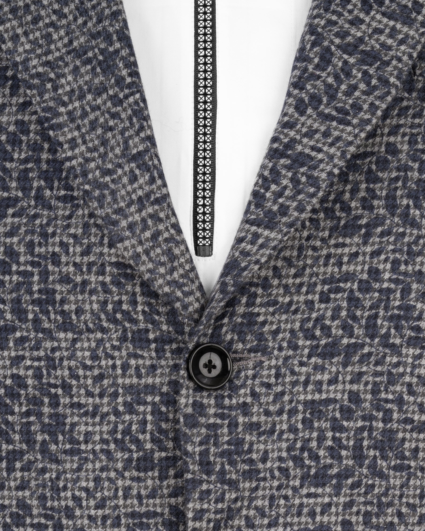 Dawn Gray and Gunmetal Navy Blue Subtle Textured Premium Cotton Designer Blazer BL2181-SB-36, BL2181-SB-38, BL2181-SB-40, BL2181-SB-42, BL2181-SB-44, BL2181-SB-46, BL2181-SB-48, BL2181-SB-50, BL2181-SB-52, BL2181-SB-54, BL2181-SB-56, BL2181-SB-58, BL2181-SB-60