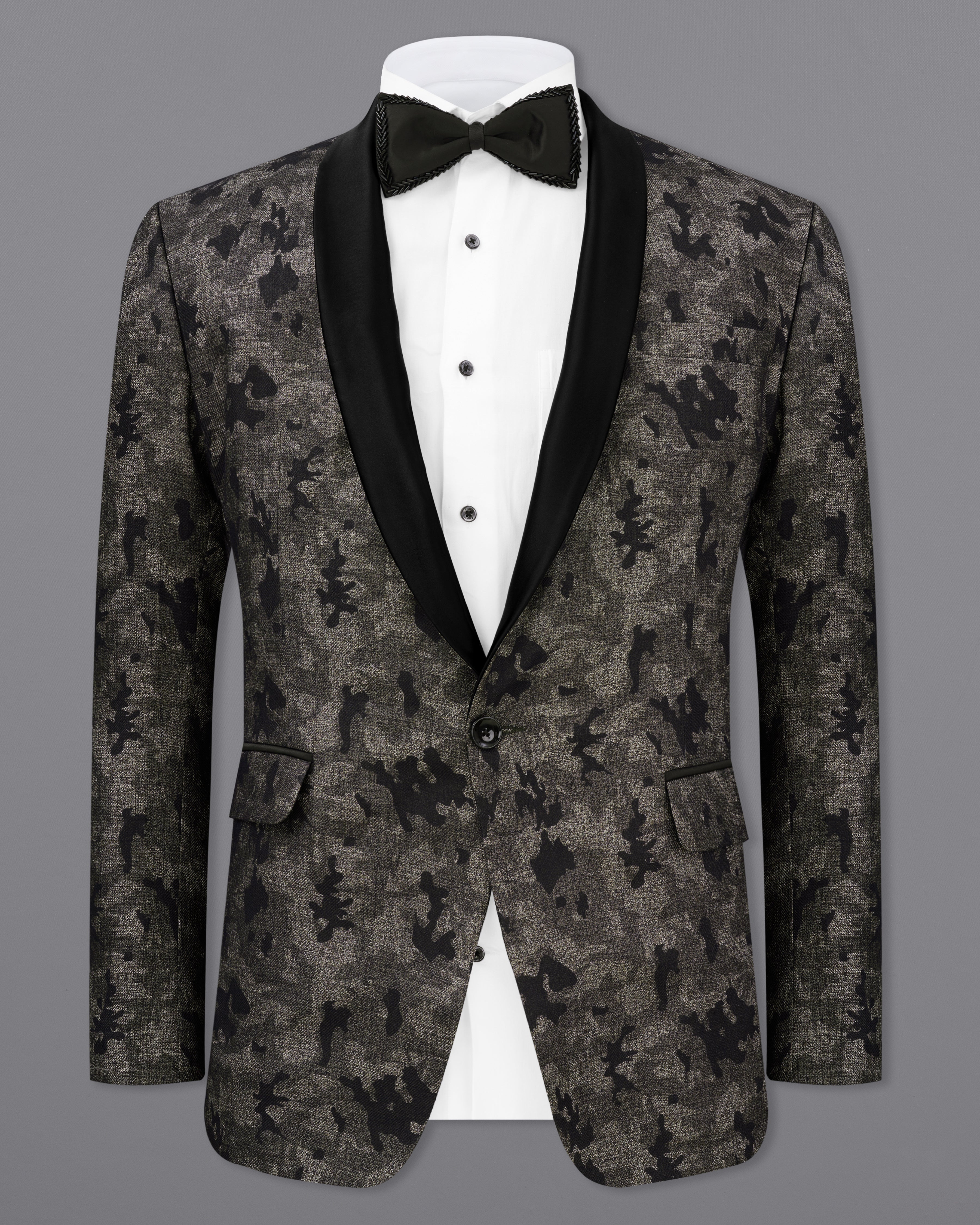 Tundora Brown with Jade Black Ditsy Textured Designer Tuxedo Blazer BL2187-BKL-36, BL2187-BKL-38, BL2187-BKL-40, BL2187-BKL-42, BL2187-BKL-44, BL2187-BKL-46, BL2187-BKL-48, BL2187-BKL-50, BL2187-BKL-52, BL2187-BKL-54, BL2187-BKL-56, BL2187-BKL-58, BL2187-BKL-60