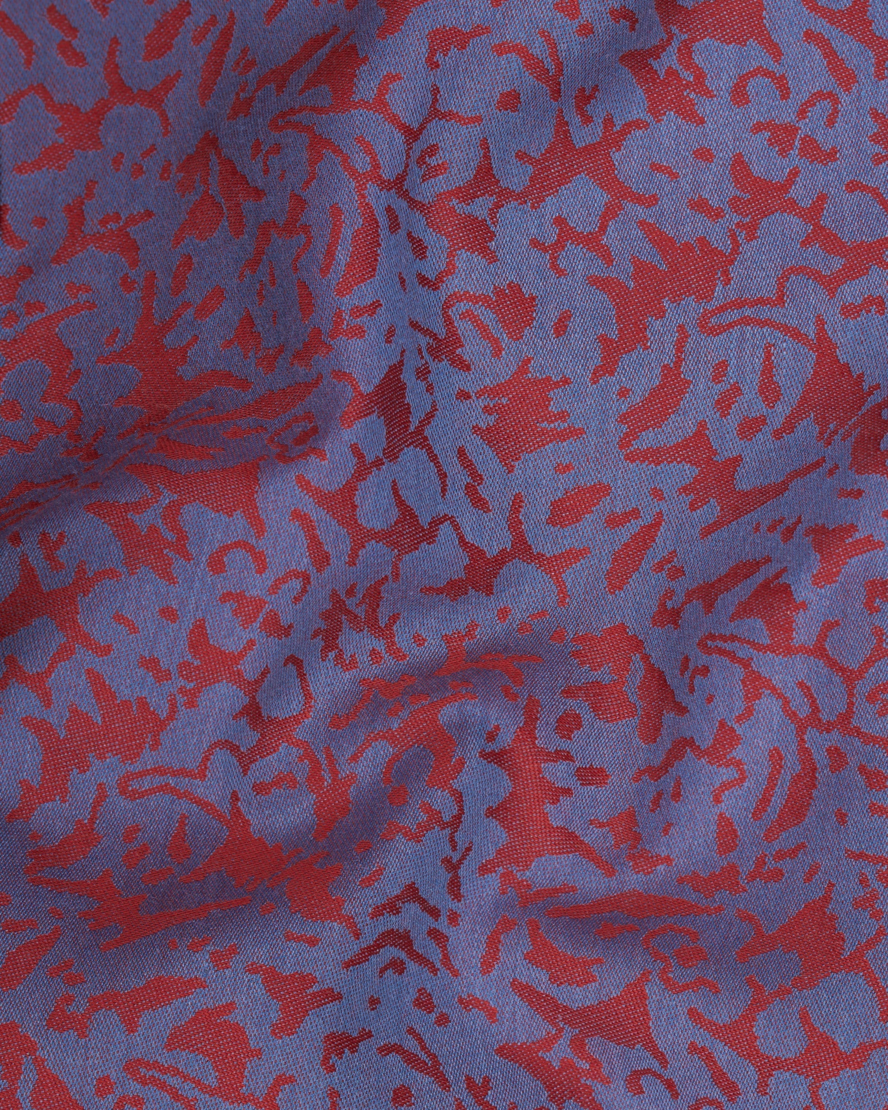 Waikawa Blue with Sanguine Red Jacquard Textured Designer Blazer BL2190-SB-36, BL2190-SB-38, BL2190-SB-40, BL2190-SB-42, BL2190-SB-44, BL2190-SB-46, BL2190-SB-48, BL2190-SB-50, BL2190-SB-52, BL2190-SB-54, BL2190-SB-56, BL2190-SB-58, BL2190-SB-60