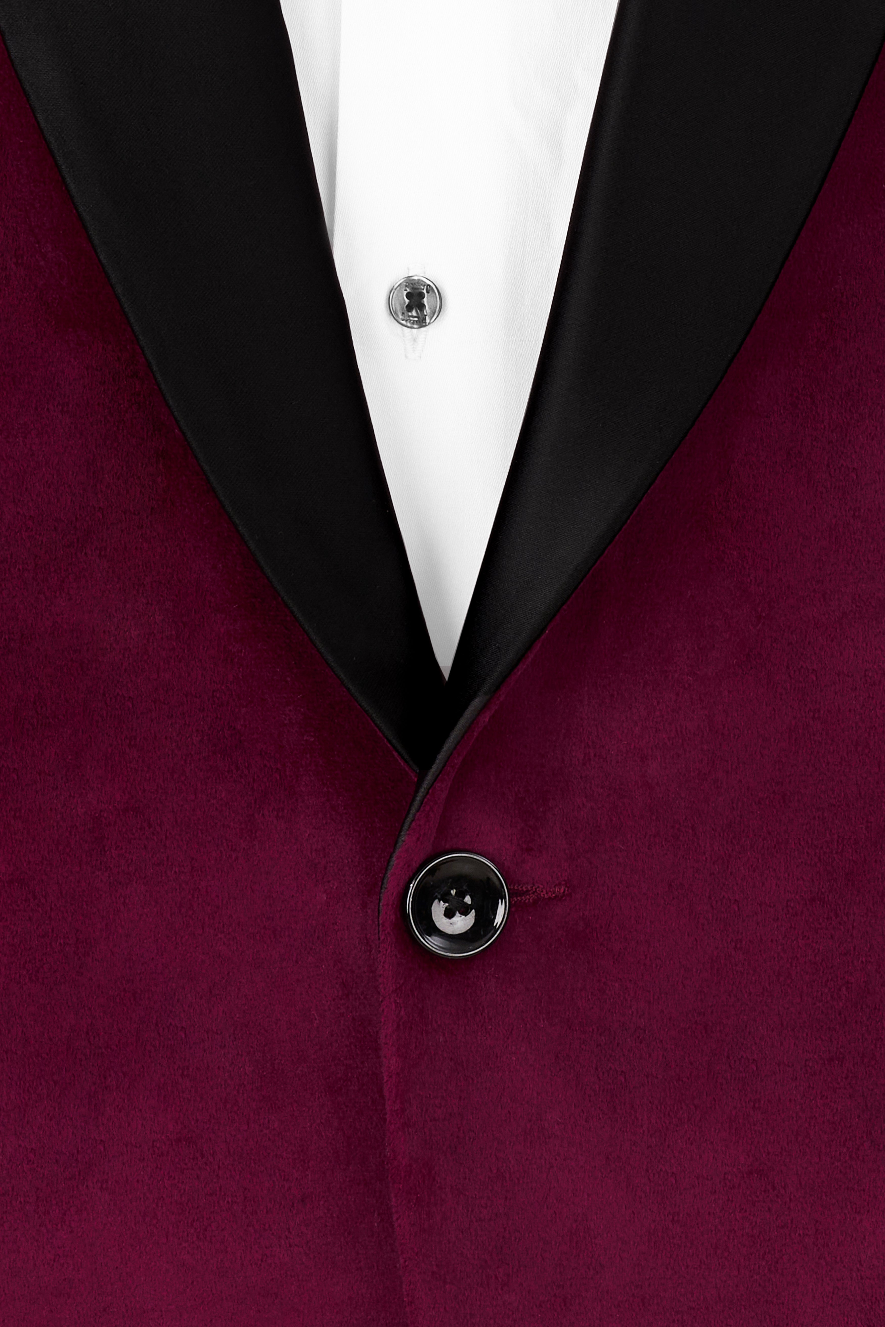 Castro Maroon Velvet Tuxedo Designer Blazer