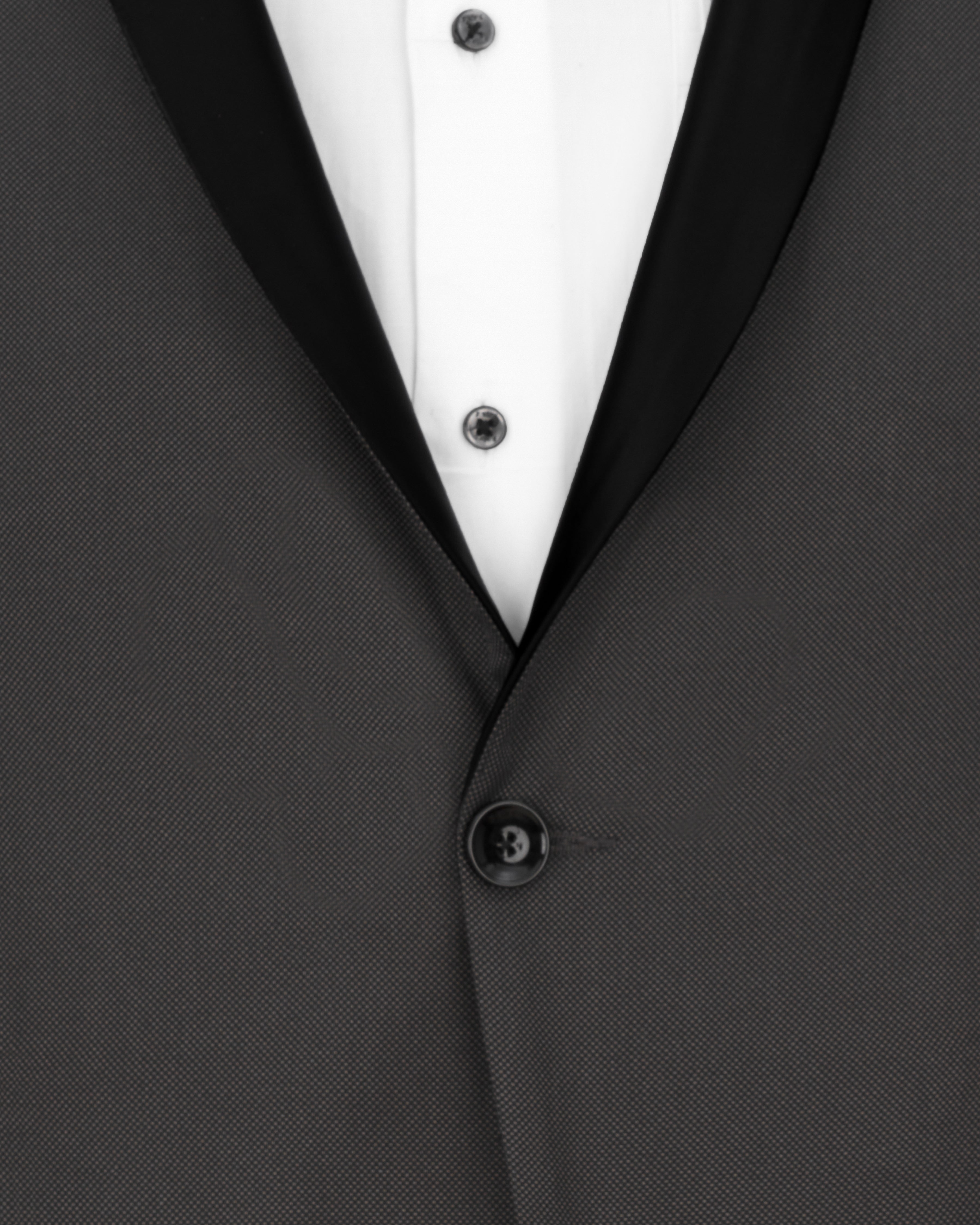 Fuscous Grey Tuxedo Blazer