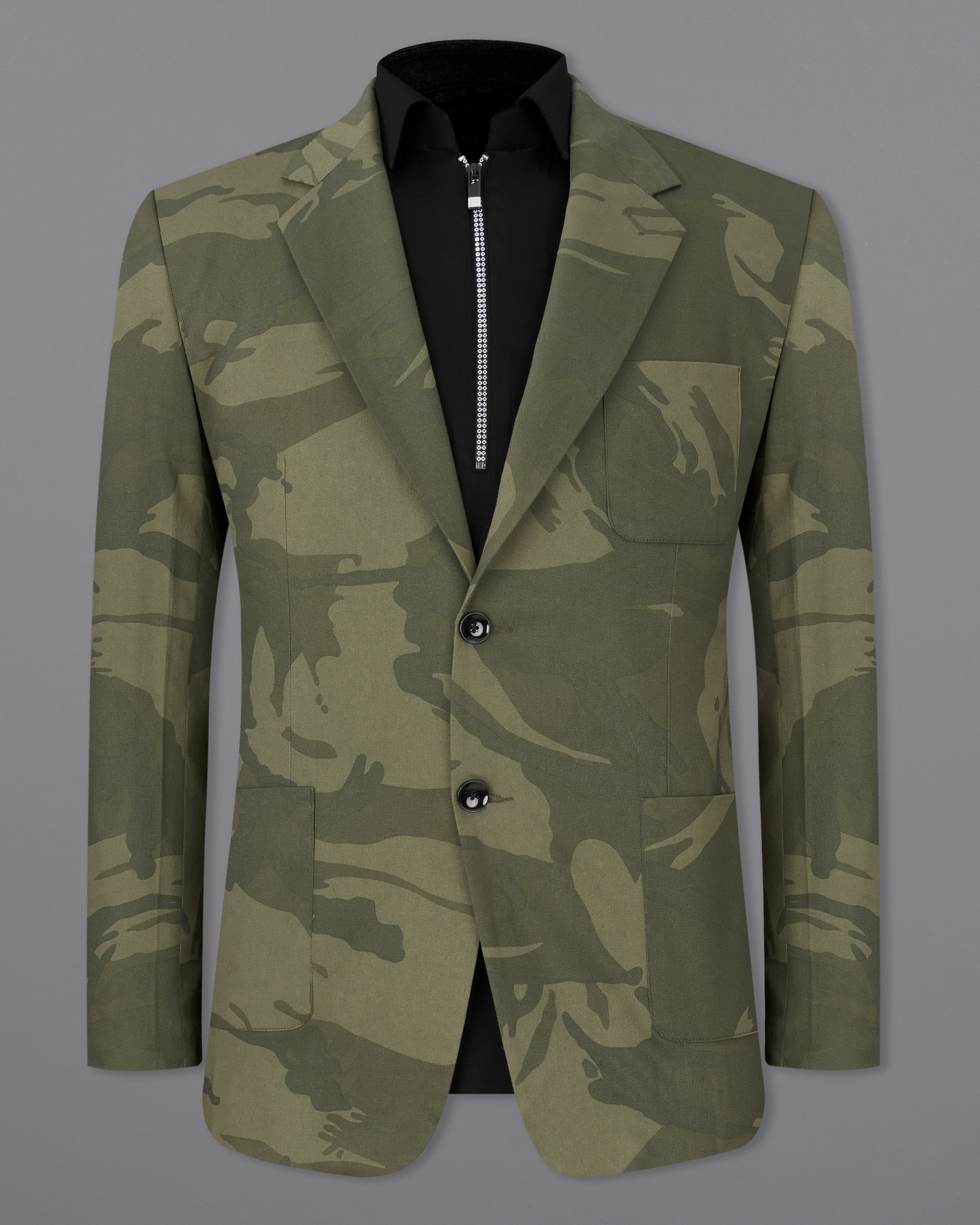 Sandstone with Taupe Green Camouflage Premium Cotton Designer Sports Blazer BL2302-SB-PP-36, BL2302-SB-PP-38, BL2302-SB-PP-40, BL2302-SB-PP-42, BL2302-SB-PP-44, BL2302-SB-PP-46, BL2302-SB-PP-48, BL2302-SB-PP-50, BL2302-SB-PP-52, BL2302-SB-PP-54, BL2302-SB-PP-56, BL2302-SB-PP-58, BL2302-SB-PP-60