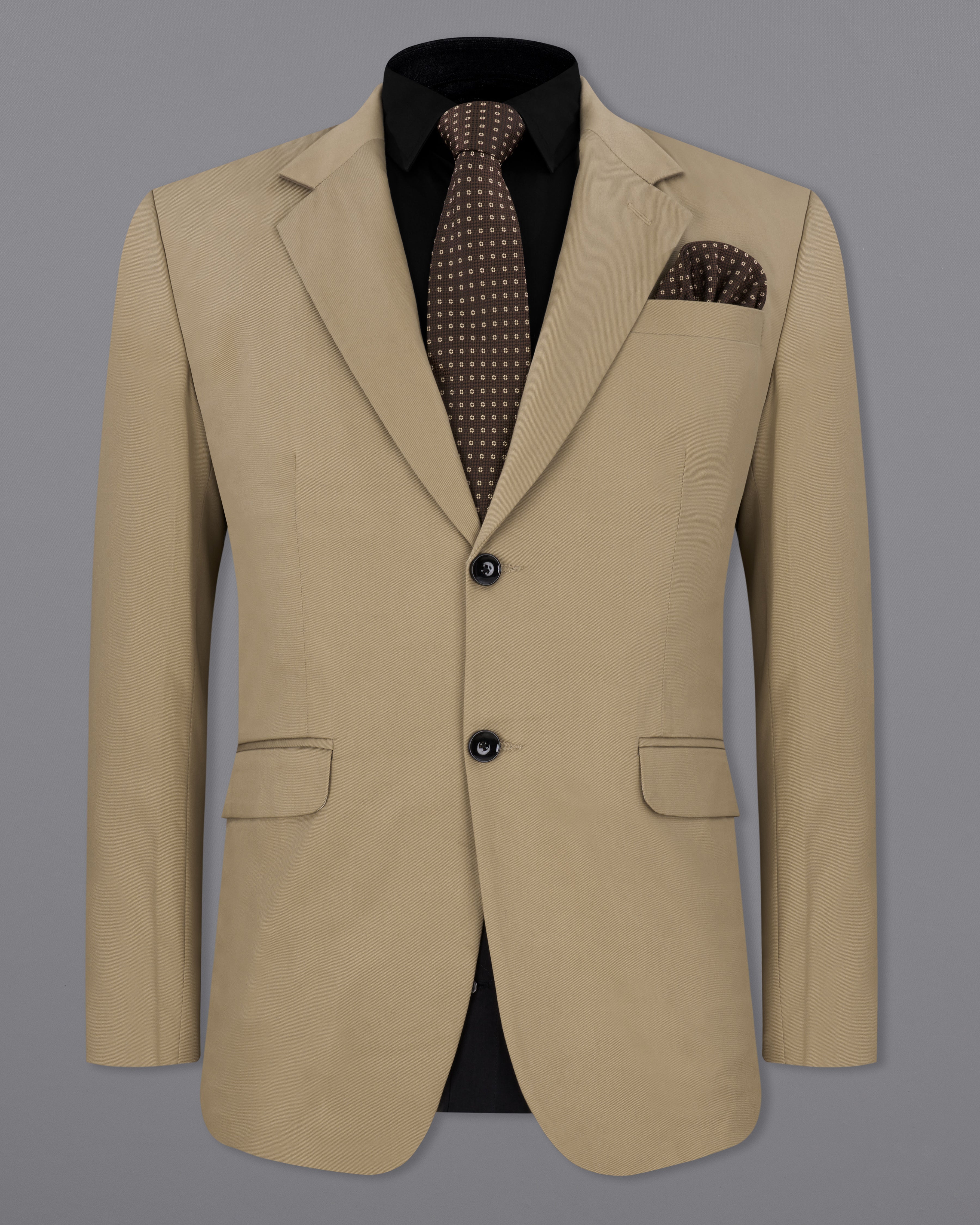 Sandrift Brown Premium Cotton Blazer BL2310-SB-36, BL2310-SB-38, BL2310-SB-40, BL2310-SB-42, BL2310-SB-44, BL2310-SB-46, BL2310-SB-48, BL2310-SB-50, BL2310-SB-52, BL2310-SB-54, BL2310-SB-56, BL2310-SB-58, BL2310-SB-60