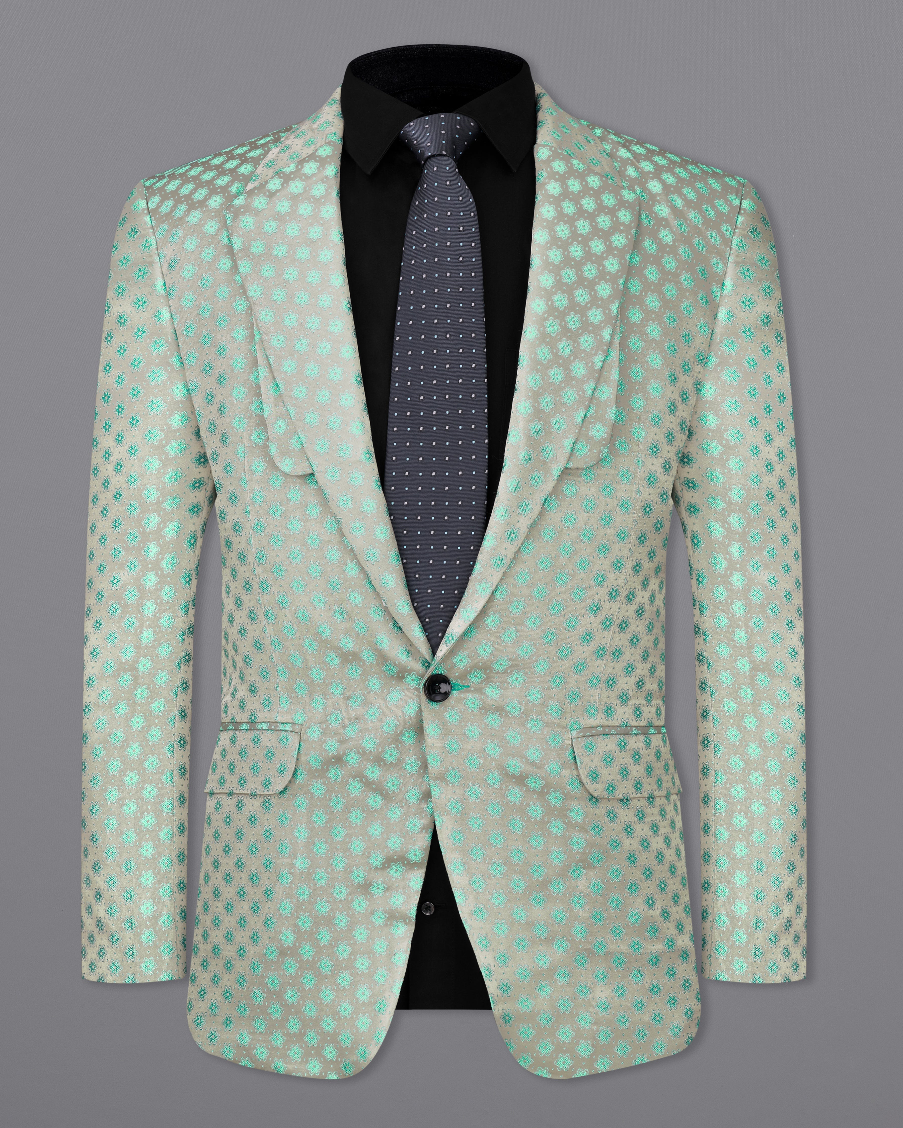 Persian with Celeste Green Jacquard Textured Designer Blazer BL2347-SB-D211-36, BL2347-SB-D211-38, BL2347-SB-D211-40, BL2347-SB-D211-42, BL2347-SB-D211-44, BL2347-SB-D211-46, BL2347-SB-D211-48, BL2347-SB-D211-50, BL2347-SB-D211-52, BL2347-SB-D211-54, BL2347-SB-D211-56, BL2347-SB-D211-58, BL2347-SB-D211-60