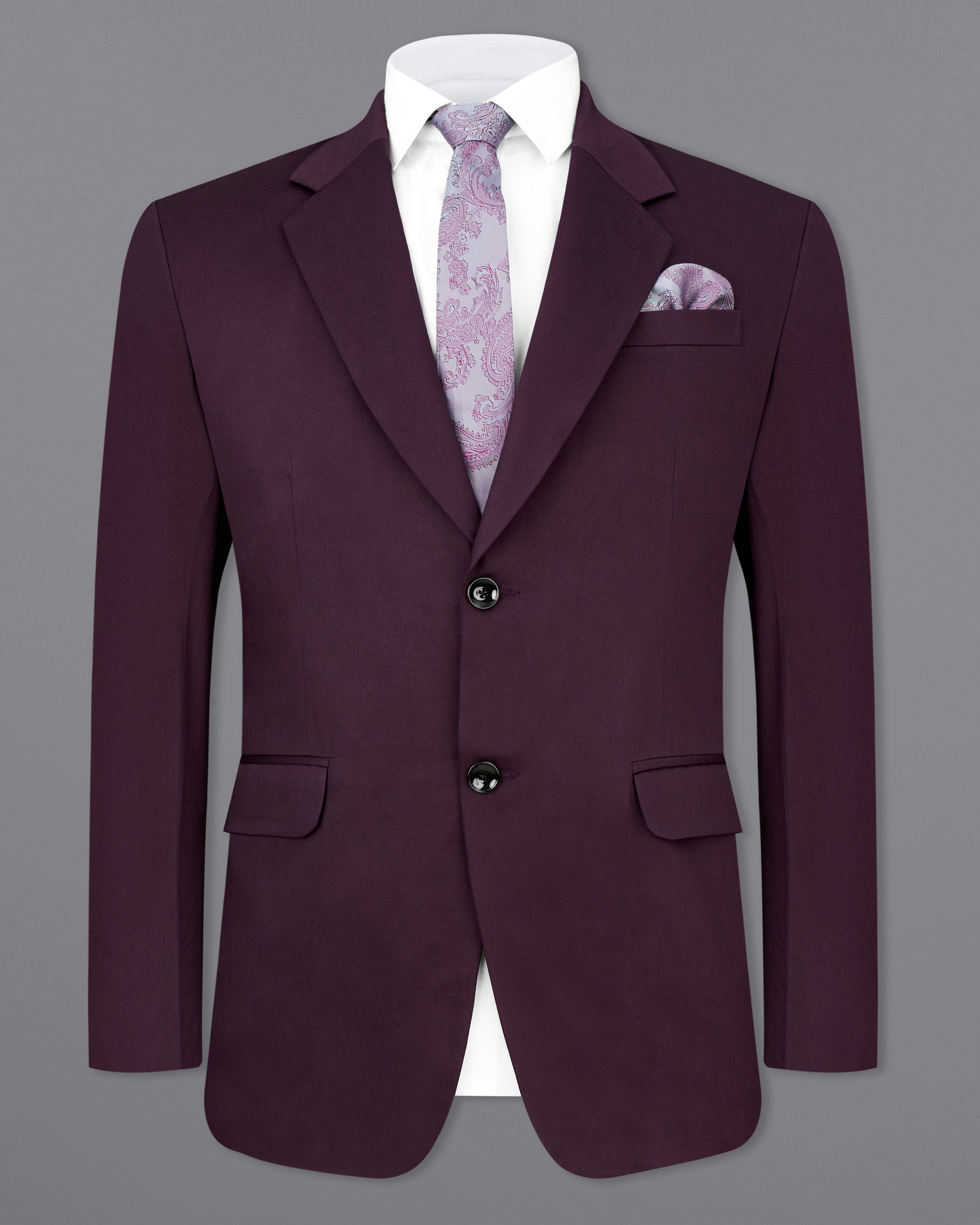 Eclipse Maroon Premium Cotton Single Breasted Blazer BL2491-SB-36, BL2491-SB-38, BL2491-SB-40, BL2491-SB-42, BL2491-SB-44, BL2491-SB-46, BL2491-SB-48, BL2491-SB-50, BL2491-SB-52, BL2491-SB-54, BL2491-SB-56, BL2491-SB-58, BL2491-SB-60