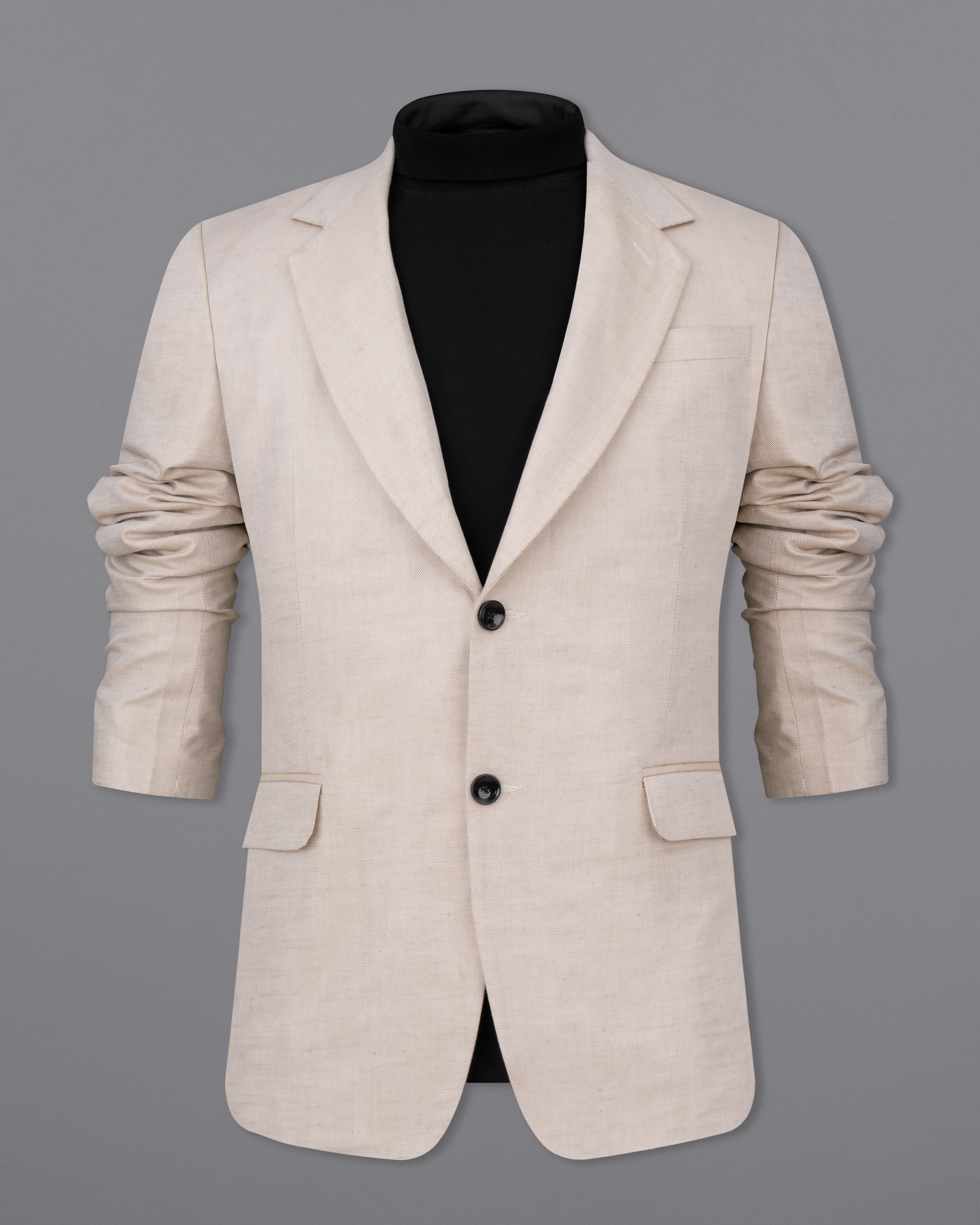 Swirl Cream Luxurious Linen Blazer BL2492-SB-36, BL2492-SB-38, BL2492-SB-40, BL2492-SB-42, BL2492-SB-44, BL2492-SB-46, BL2492-SB-48, BL2492-SB-50, BL2492-SB-52, BL2492-SB-54, BL2492-SB-56, BL2492-SB-58, BL2492-SB-60