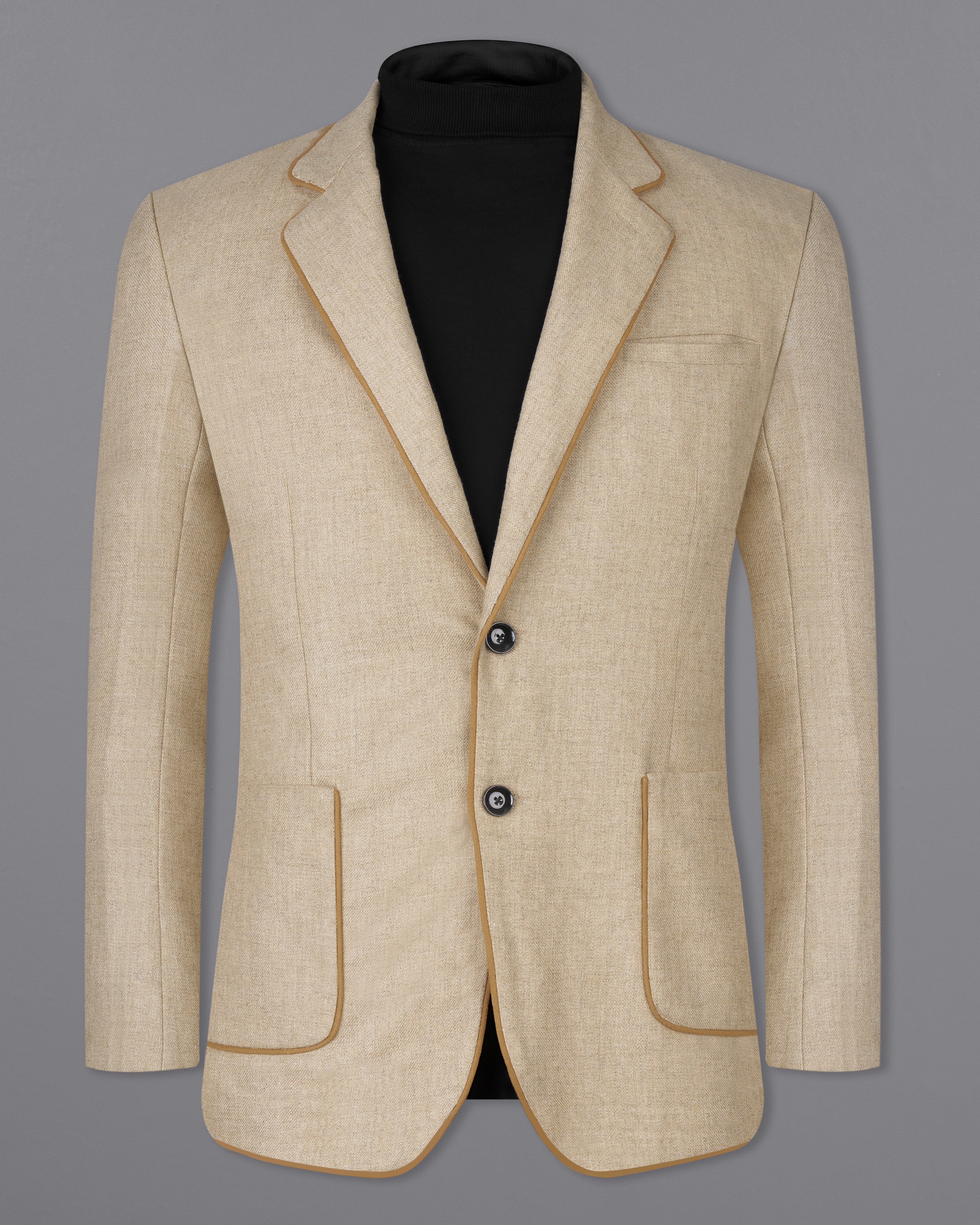 Bronco Brown Wool Rich Blazer