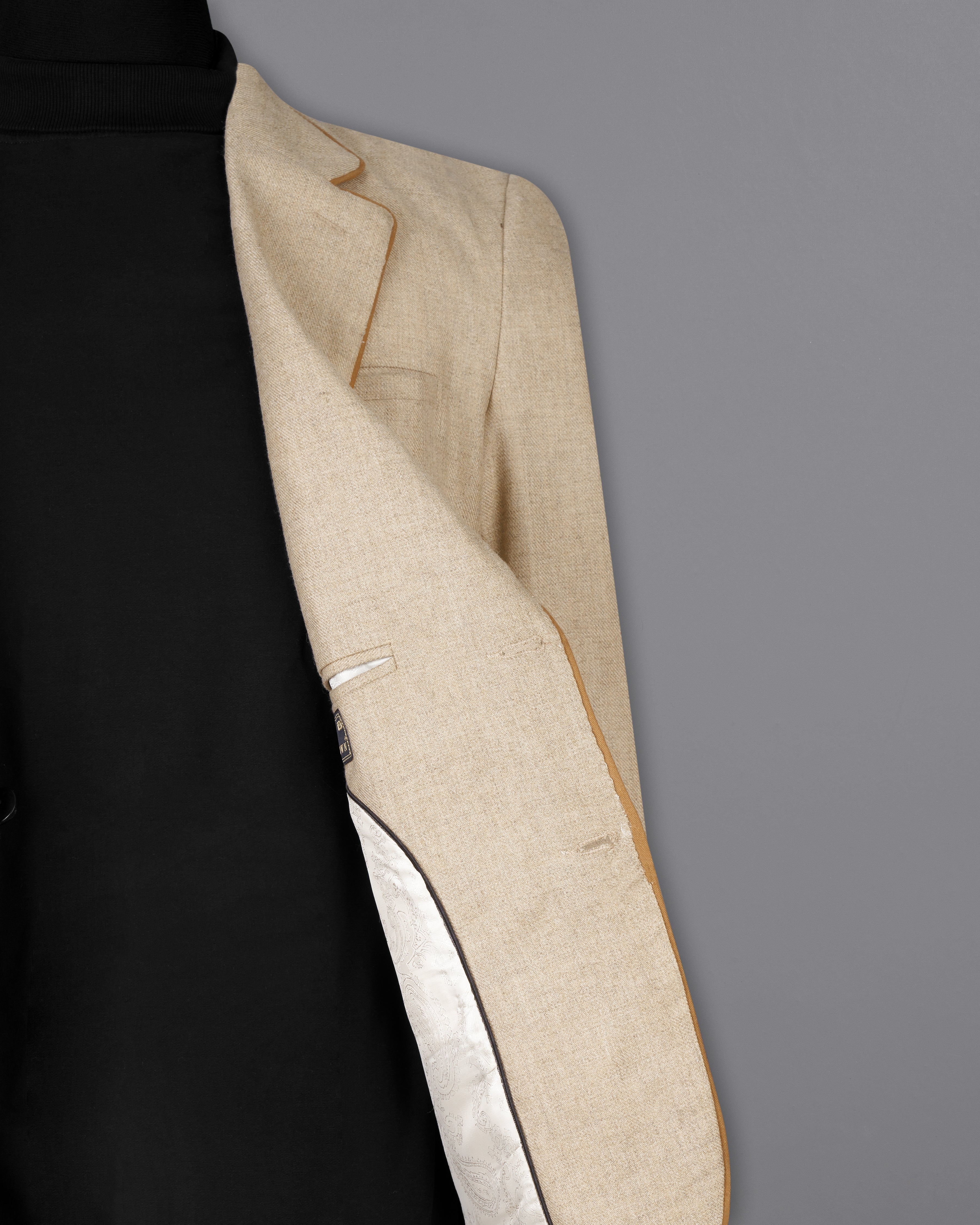 Bronco Brown Wool Rich Blazer