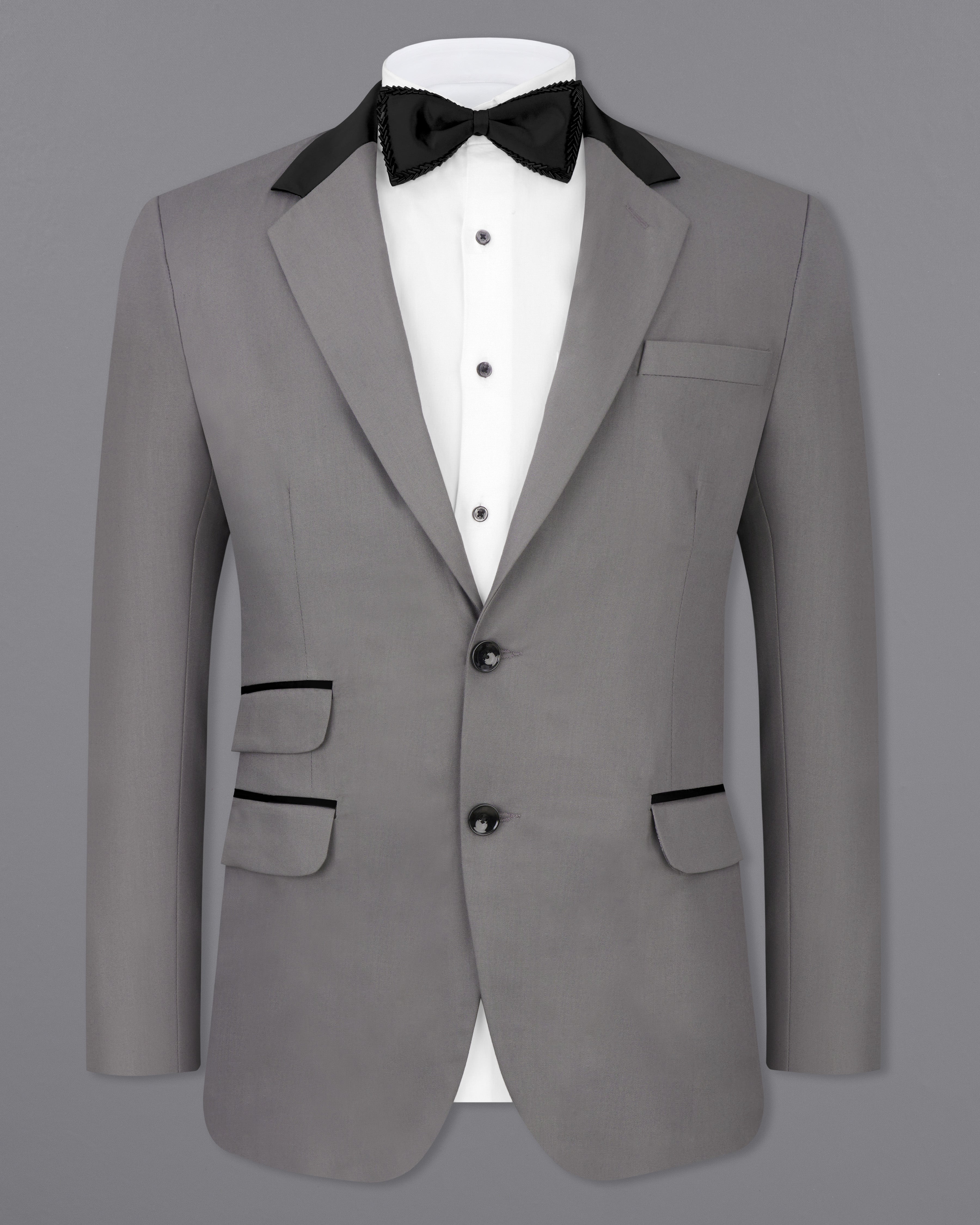 Granite Gray Single Breasted Designer Blazer BL2536-SB-D160-36, BL2536-SB-D160-38, BL2536-SB-D160-40, BL2536-SB-D160-42, BL2536-SB-D160-44, BL2536-SB-D160-46, BL2536-SB-D160-48, BL2536-SB-D160-50, BL2536-SB-D160-53, BL2536-SB-D160-54, BL2536-SB-D160-56, BL2536-SB-D160-58, BL2536-SB-D160-60