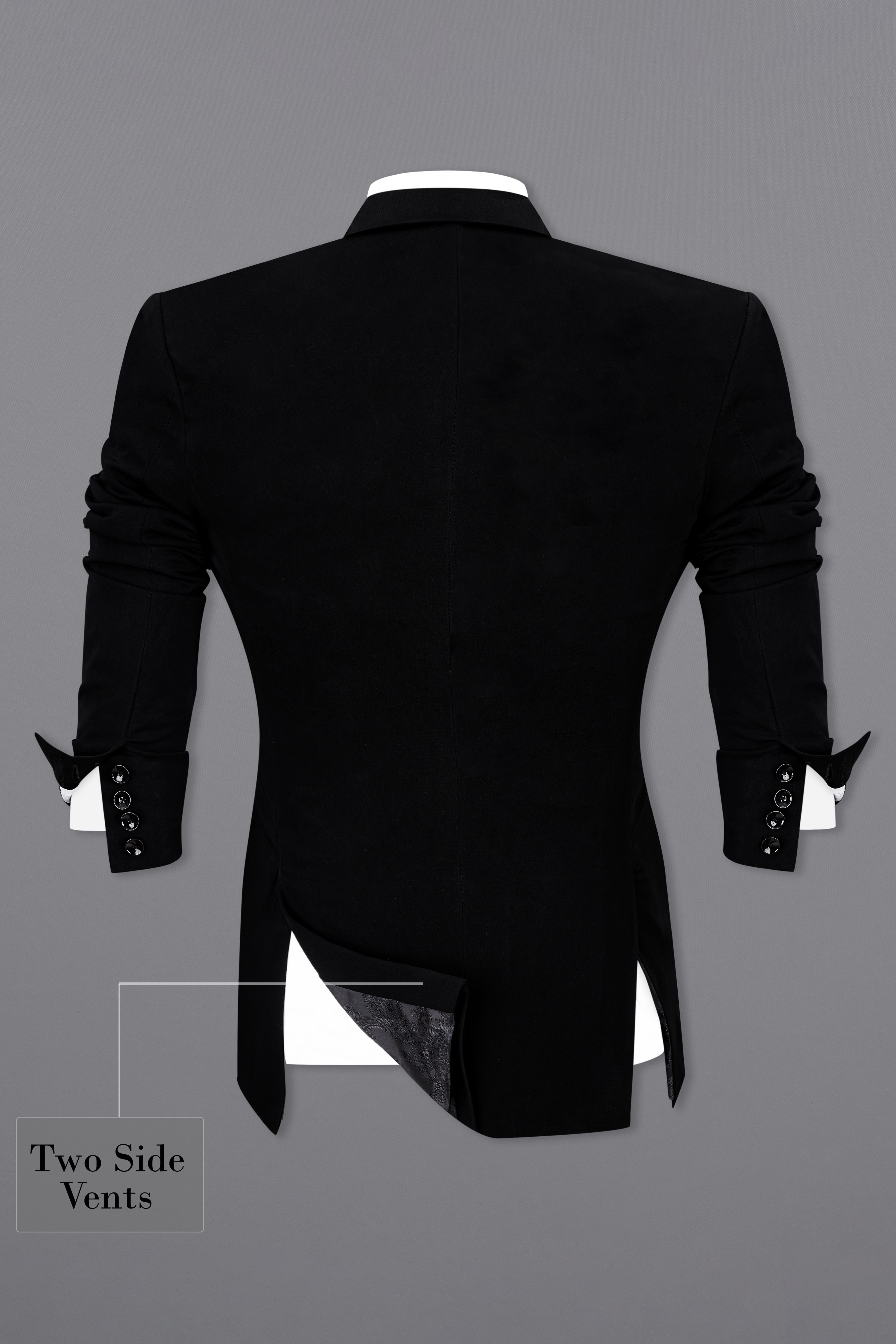 Korean Black ( The Best Black We Have ) Single Breasted Blazer