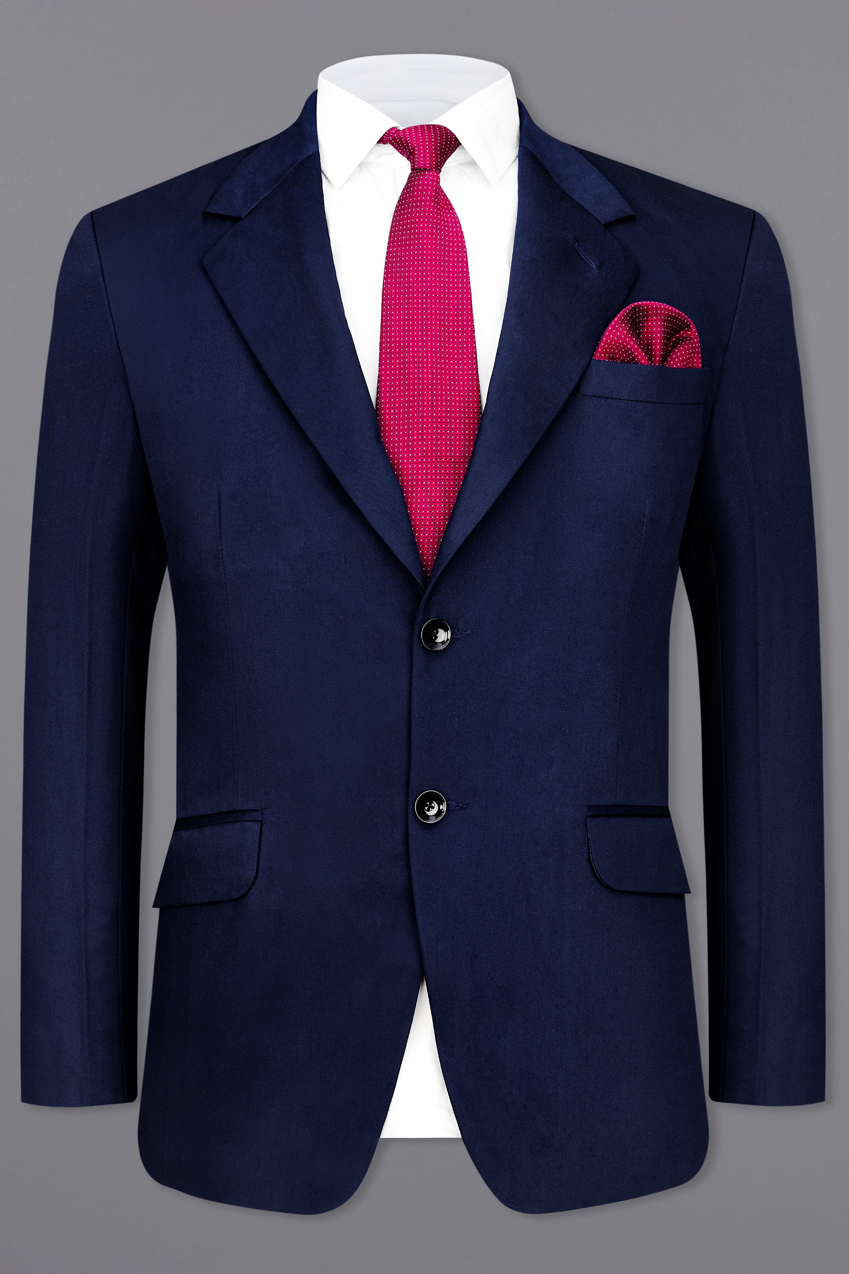 Space Blue Subtle Sheen Traveler Blazer