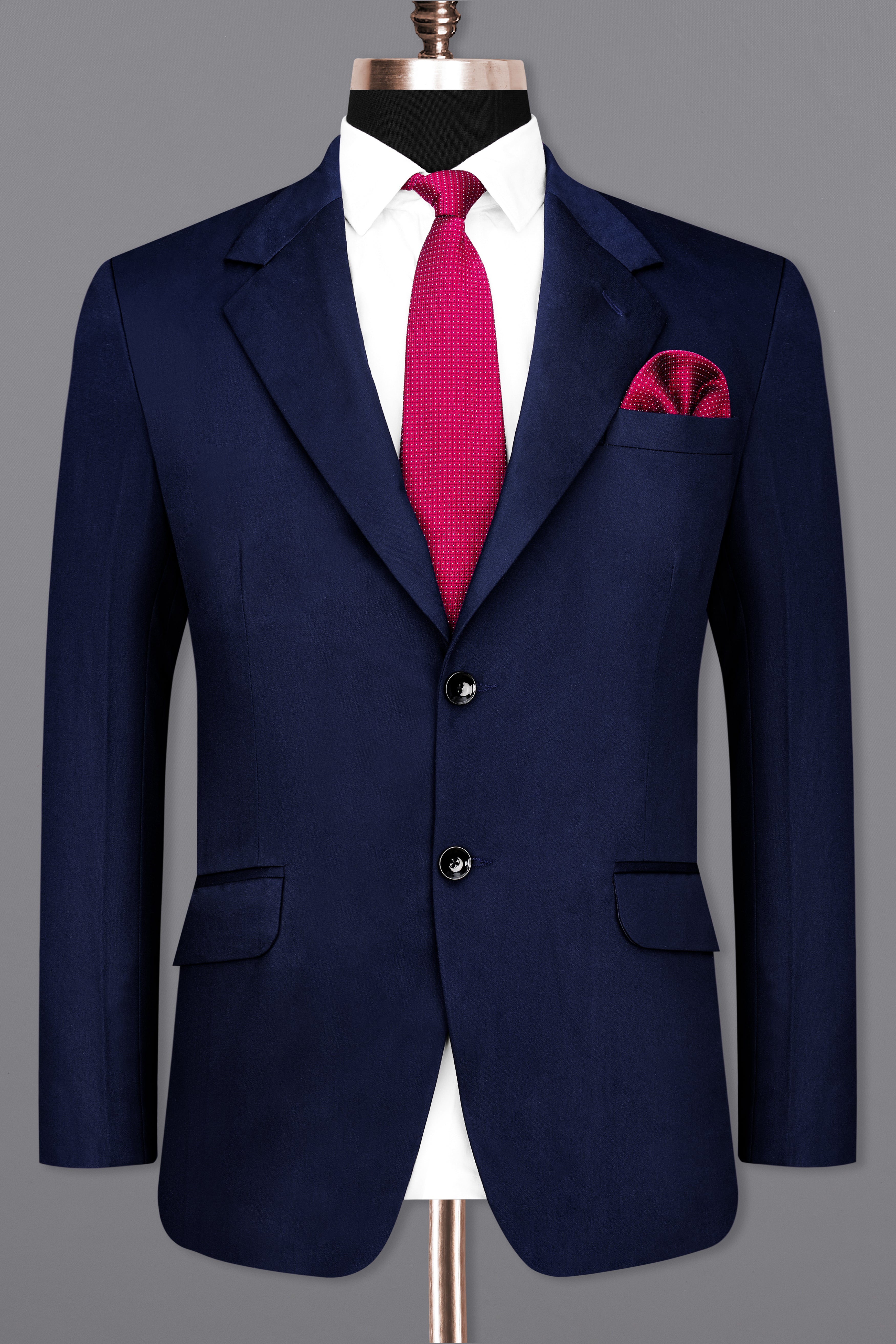 Space Blue Subtle Sheen Traveler Blazer