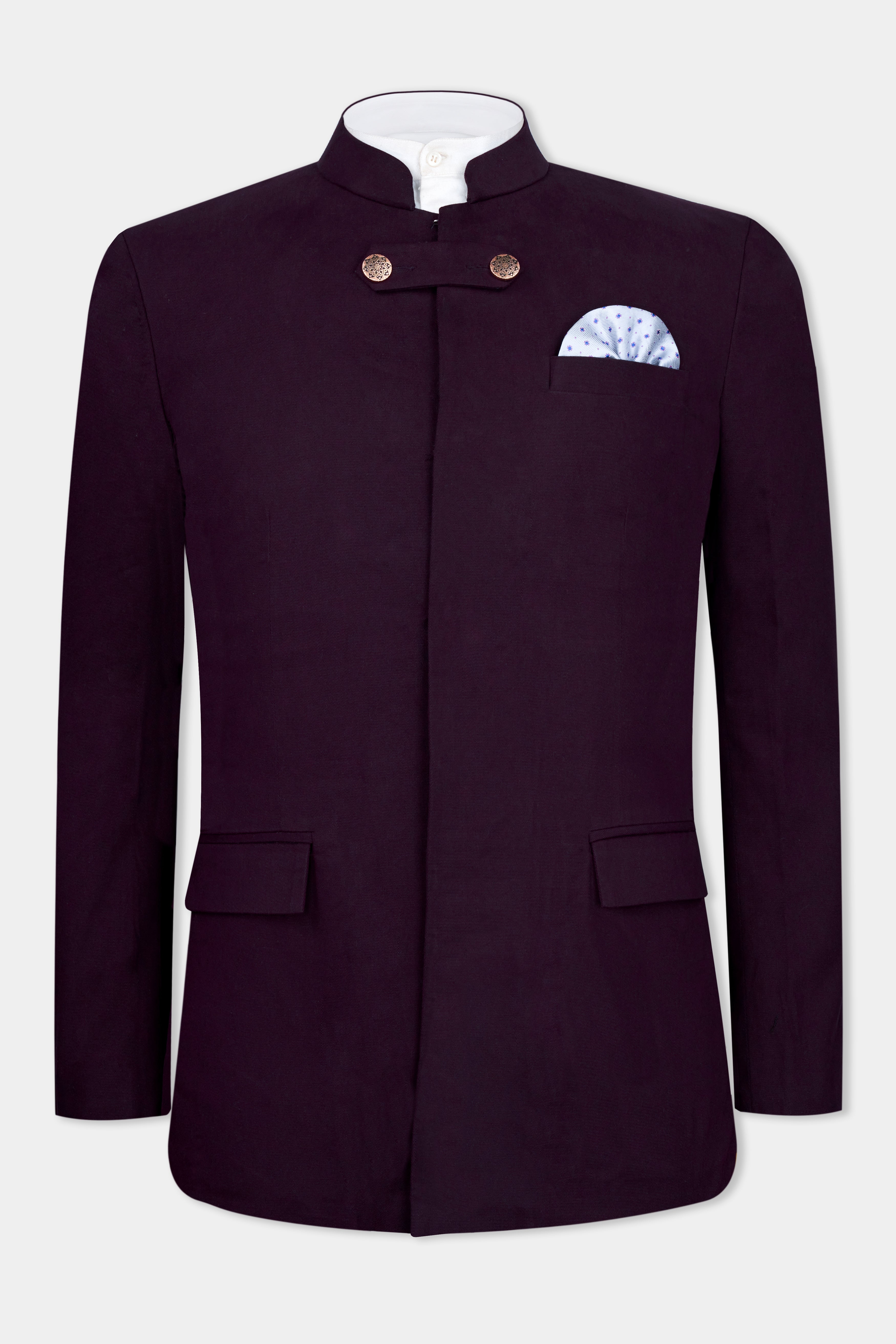 Eclipse Maroon Premium Cotton Bandhgala Designer Blazer BL2757-BG-D16-36, BL2757-BG-D16-38, BL2757-BG-D16-40, BL2757-BG-D16-42, BL2757-BG-D16-44, BL2757-BG-D16-46, BL2757-BG-D16-48, BL2757-BG-D16-50, BL2757-BG-D16-52, BL2757-BG-D16-54, BL2757-BG-D16-56, BL2757-BG-D16-58, BL2757-BG-D16-60