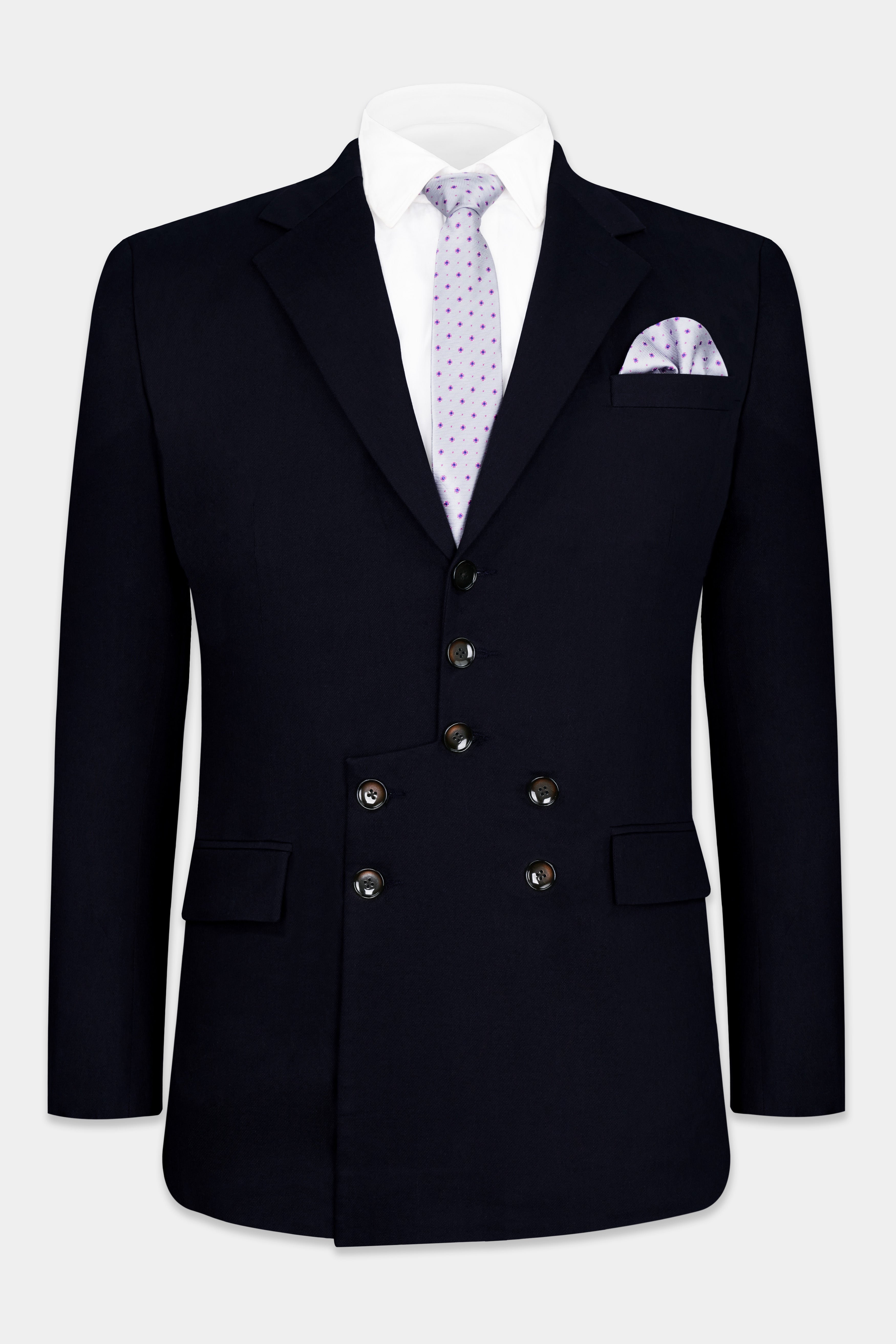 Mirage Blue Premium Cotton Designer Blazer BL2759-D188-36, BL2759-D188-38, BL2759-D188-40, BL2759-D188-42, BL2759-D188-44, BL2759-D188-46, BL2759-D188-48, BL2759-D188-50, BL2759-D188-52, BL2759-D188-54, BL2759-D188-56, BL2759-D188-58, BL2759-D188-60