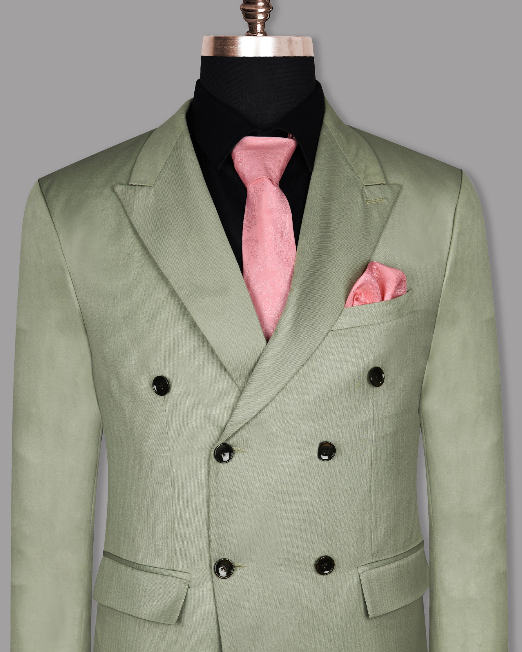 Mint Wool Rich Double Breasted Blazer BL754DB-38, BL754DB-50, BL754DB-48, BL754DB-36, BL754DB-40, BL754DB-42, BL754DB-44, BL754DB-52, BL754DB-54, BL754DB-58, BL754DB-46, BL754DB-56, BL754DB-60