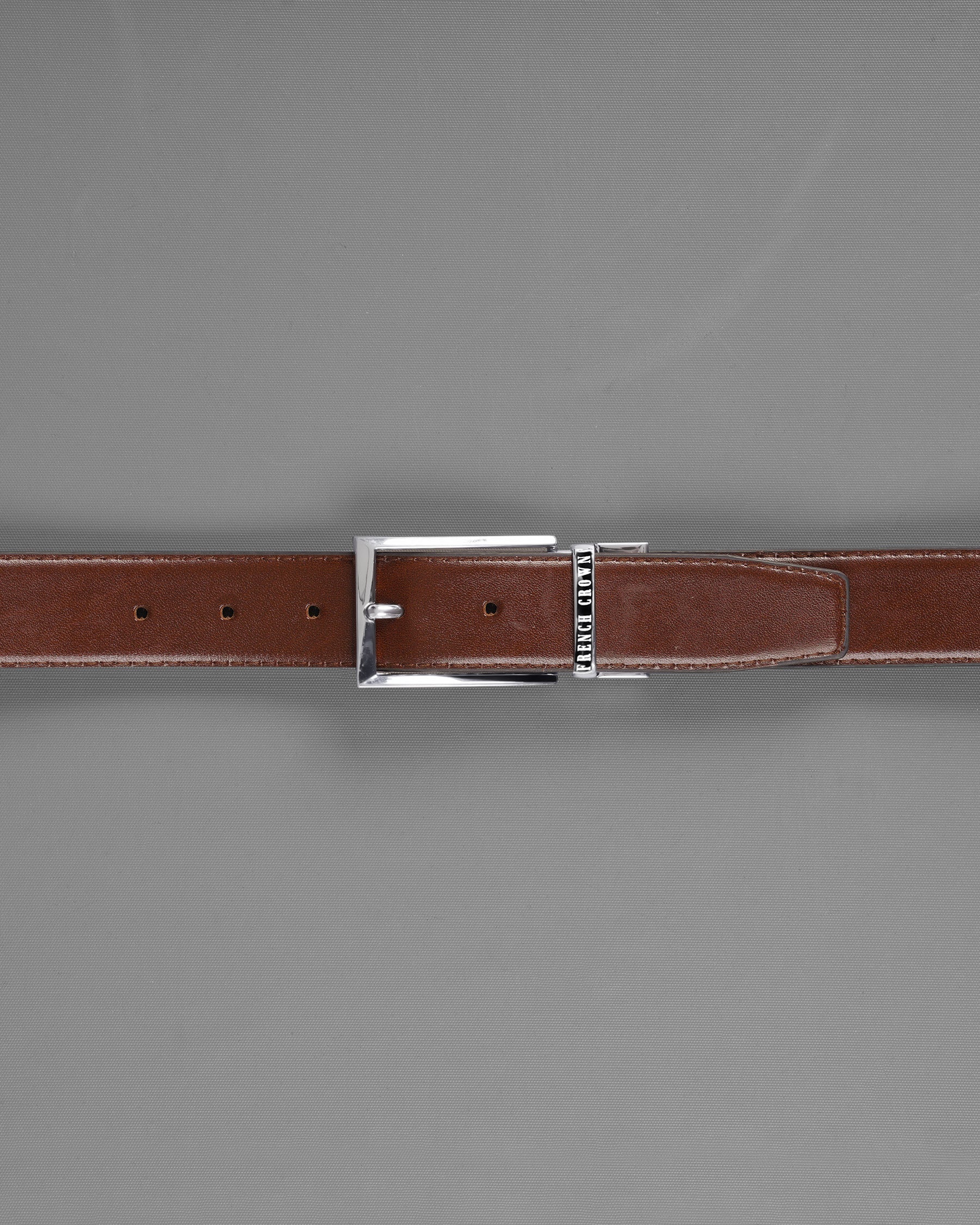 Silver buckled Reversible jade Black and Brown Vegan Leather Handcrafted Belt BT047-28, BT047-30, BT047-32, BT047-34, BT047-36, BT047-38