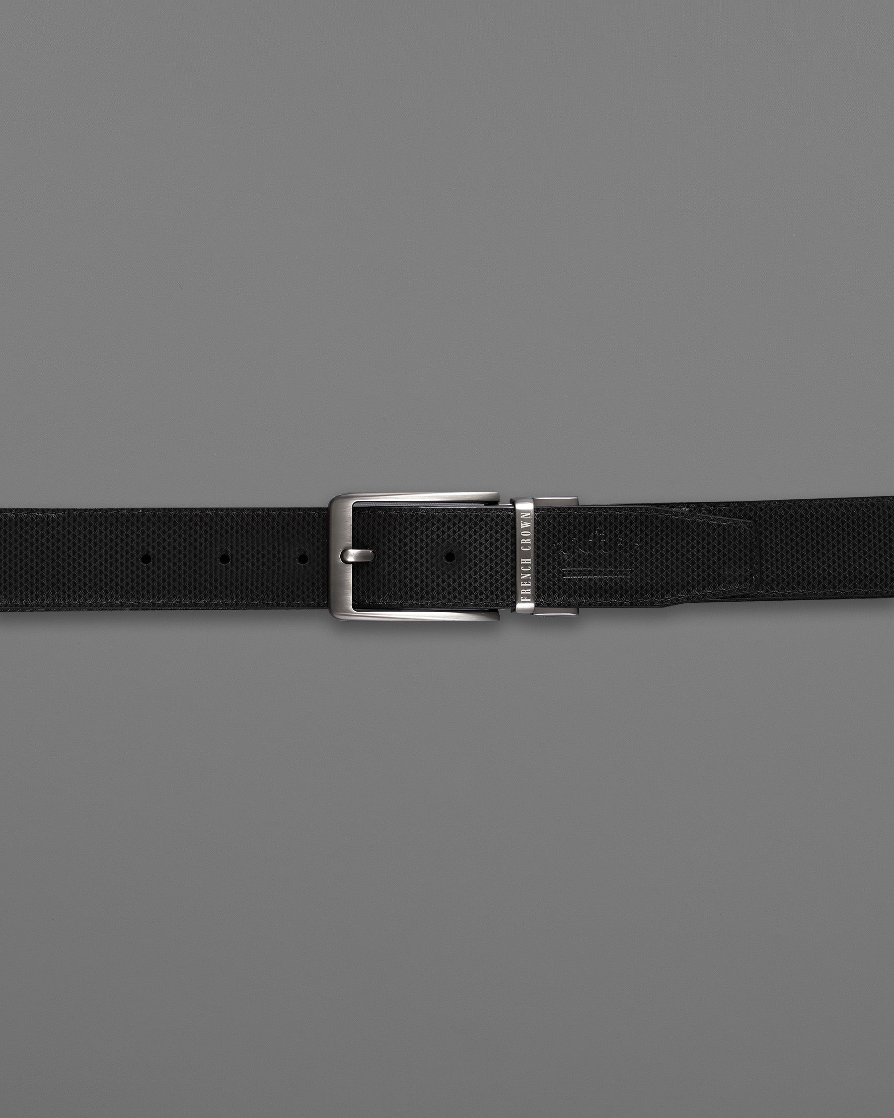 Silver Buckle with Jade Black and Brown Leather Free Handcrafted Reversible Belt BT058-28, BT058-30, BT058-32, BT058-34, BT058-36, BT058-38