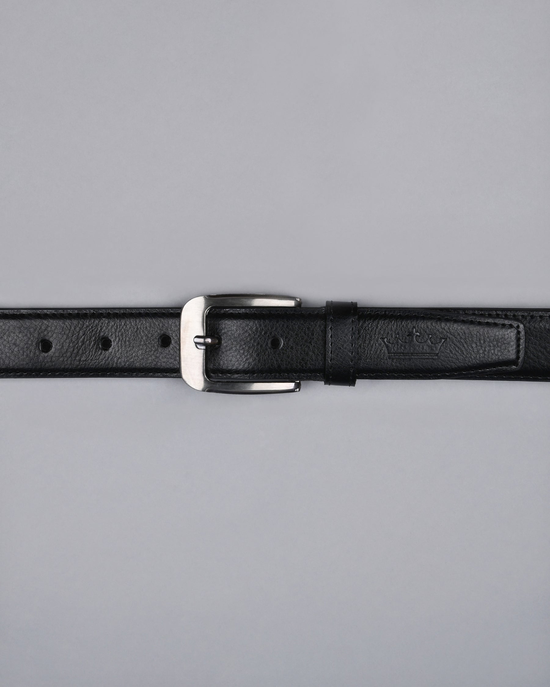 Jade Black Subtle Textured Vegan Leather Handcrafted Belt BT05-38, BT05-28, BT05-30, BT05-32, BT05-34, BT05-36