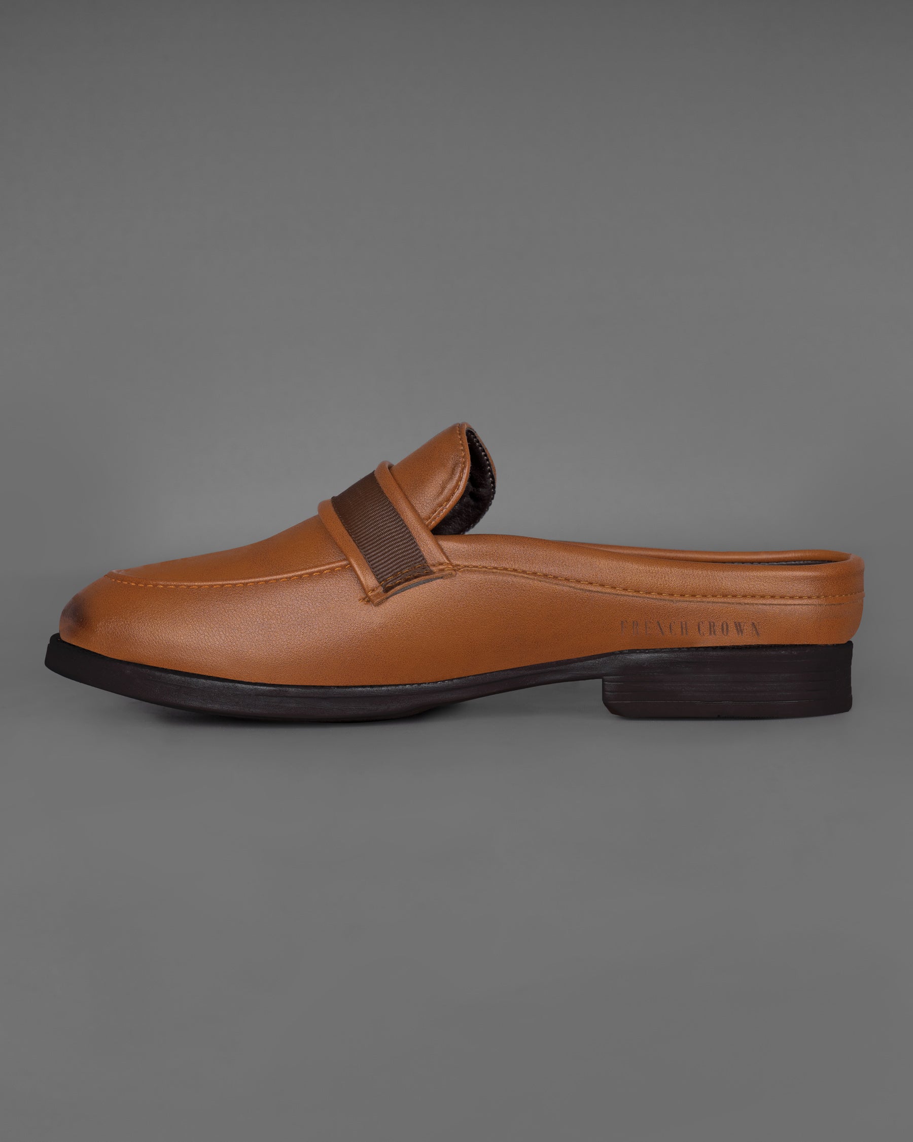 Tan Buckled Slip-on Shoes FT033-6, FT033-7, FT033-8, FT033-9, FT033-10