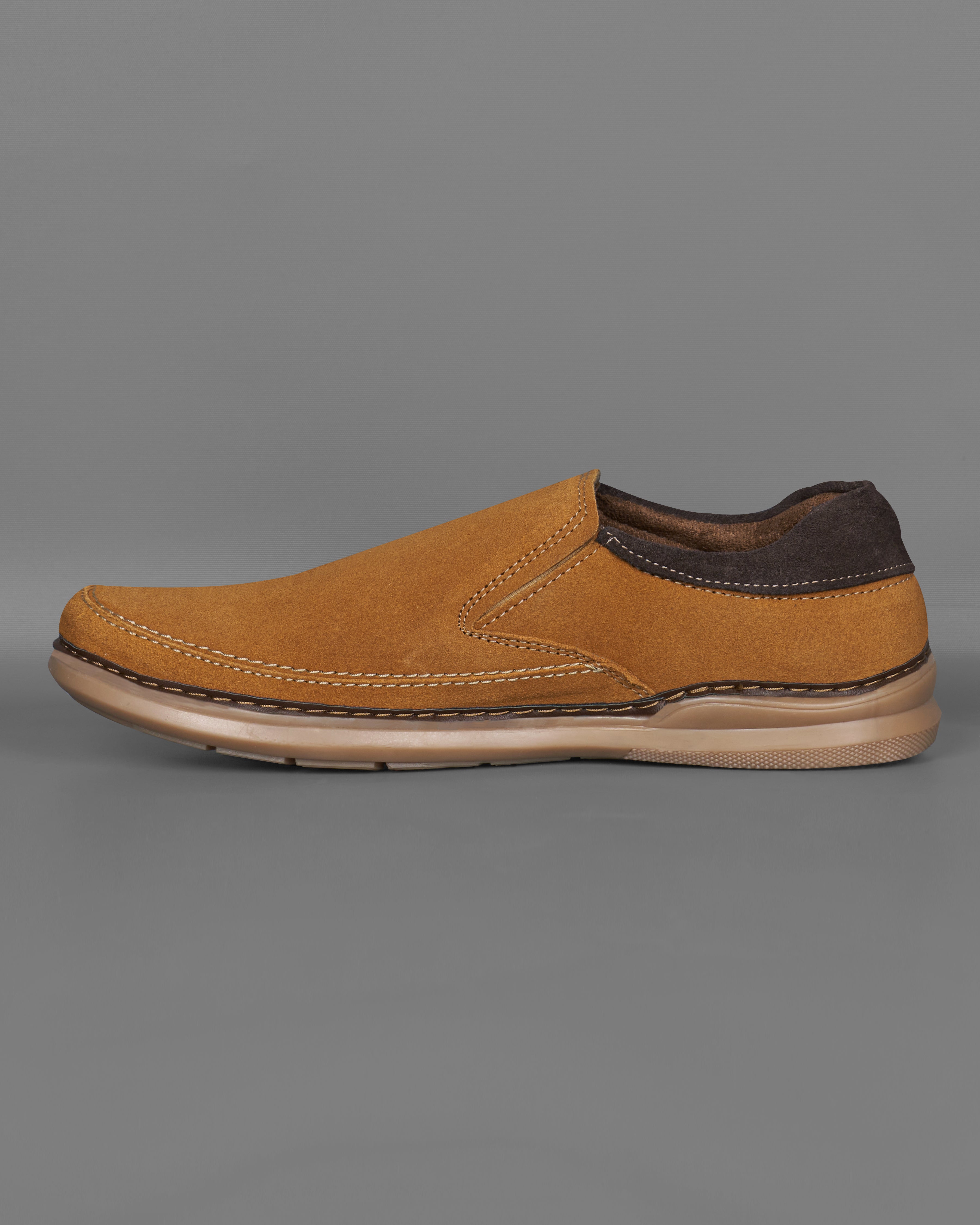 Brown Slip On Suede leather Shoes FT076-6, FT076-7, FT076-8, FT076-9, FT076-10, FT076-11